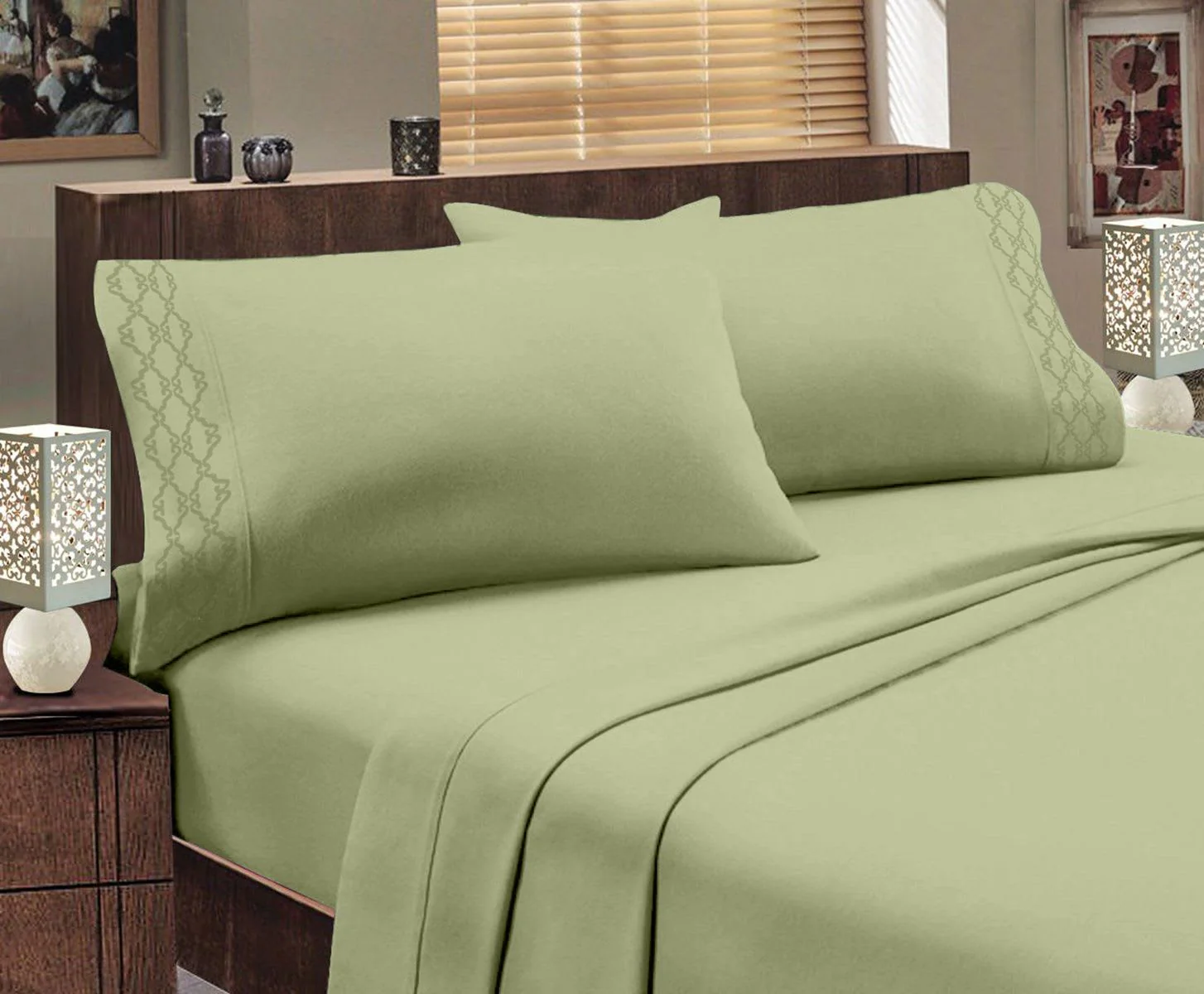 Home Sweet Home Dream Hotel Luxurious 1800 Series Super Soft Bed Sheet Set - Image 101
