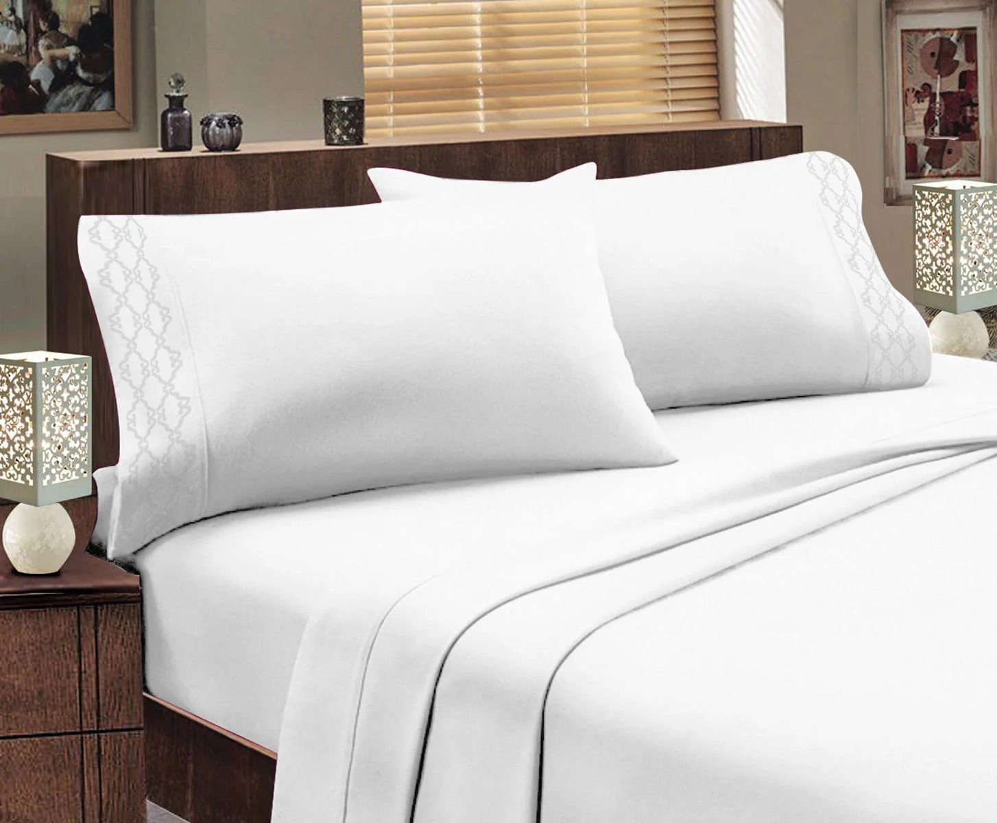 Home Sweet Home Dream Hotel Luxurious 1800 Series Super Soft Bed Sheet Set - Image 105