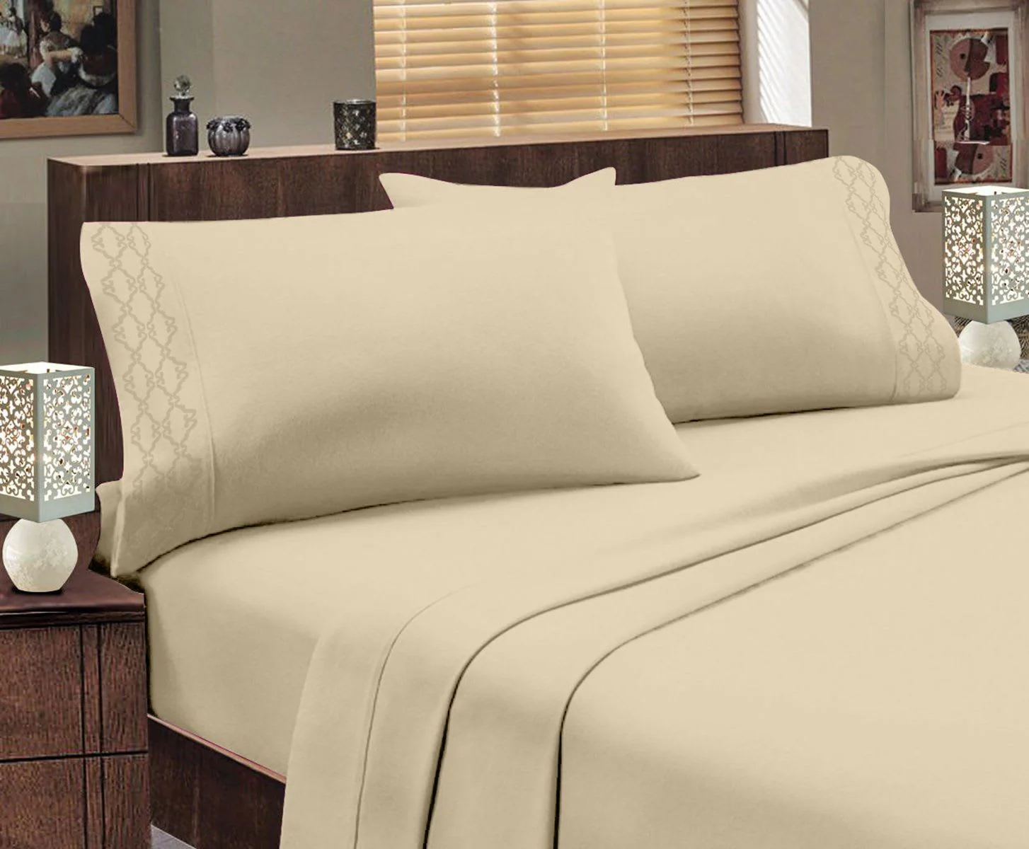 Home Sweet Home Dream Hotel Luxurious 1800 Series Super Soft Bed Sheet Set - Image 70