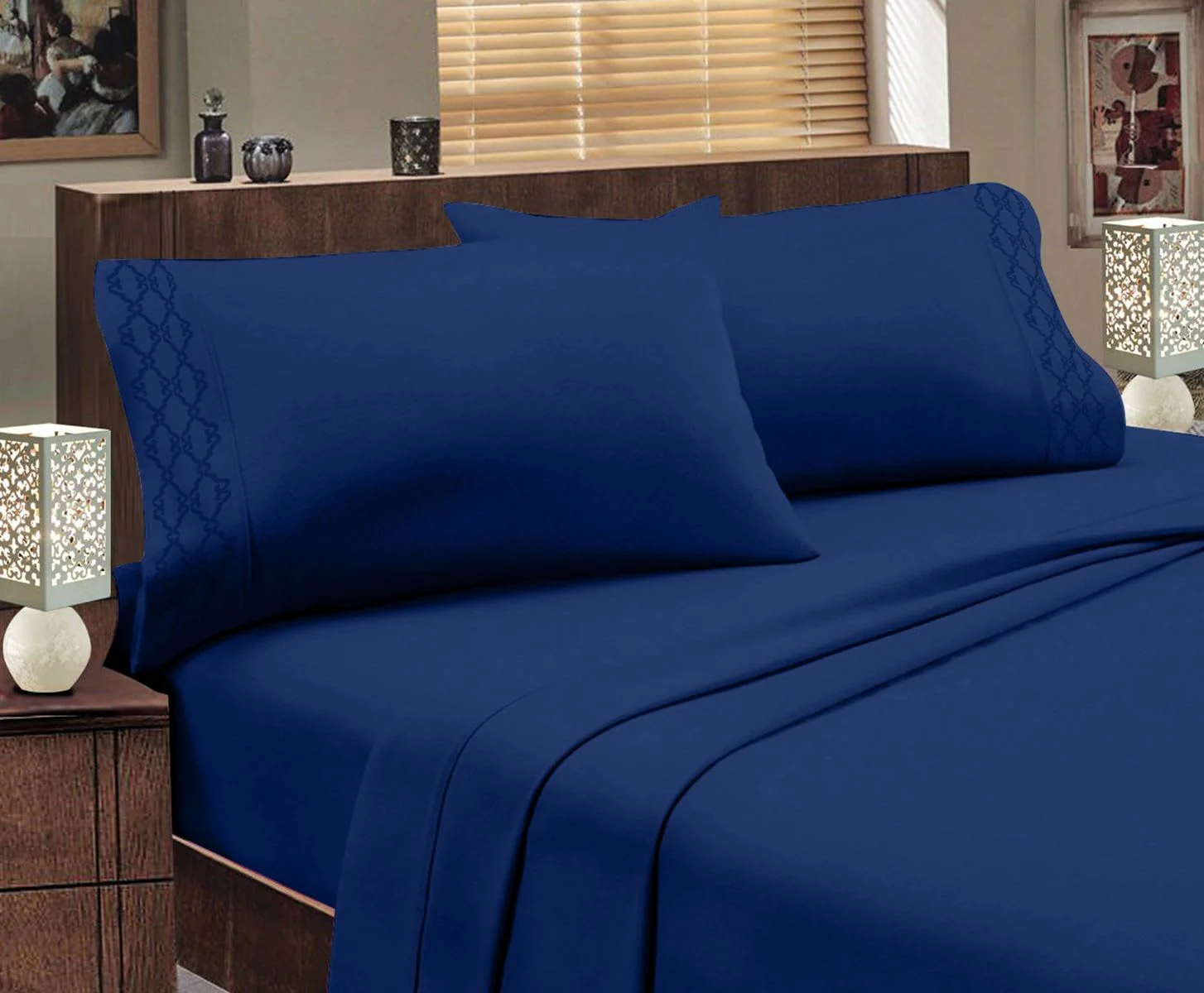 Home Sweet Home Dream Hotel Luxurious 1800 Series Super Soft Bed Sheet Set - Image 94