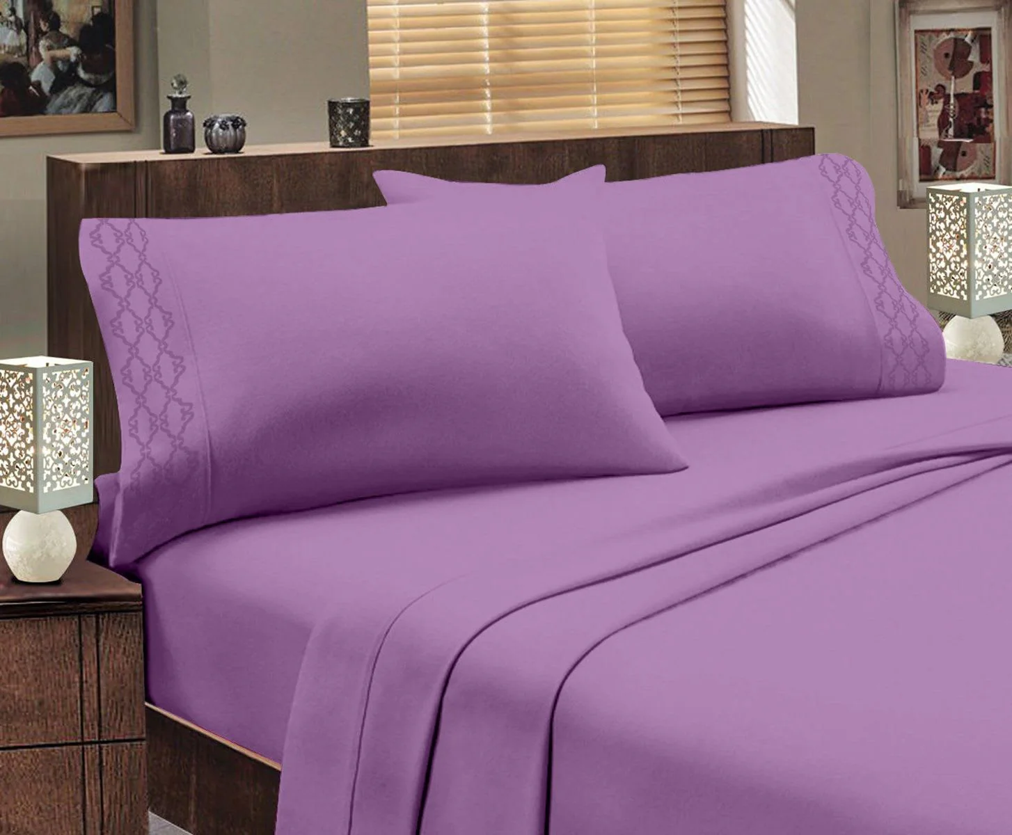 Home Sweet Home Dream Hotel Luxurious 1800 Series Super Soft Bed Sheet Set - Image 98
