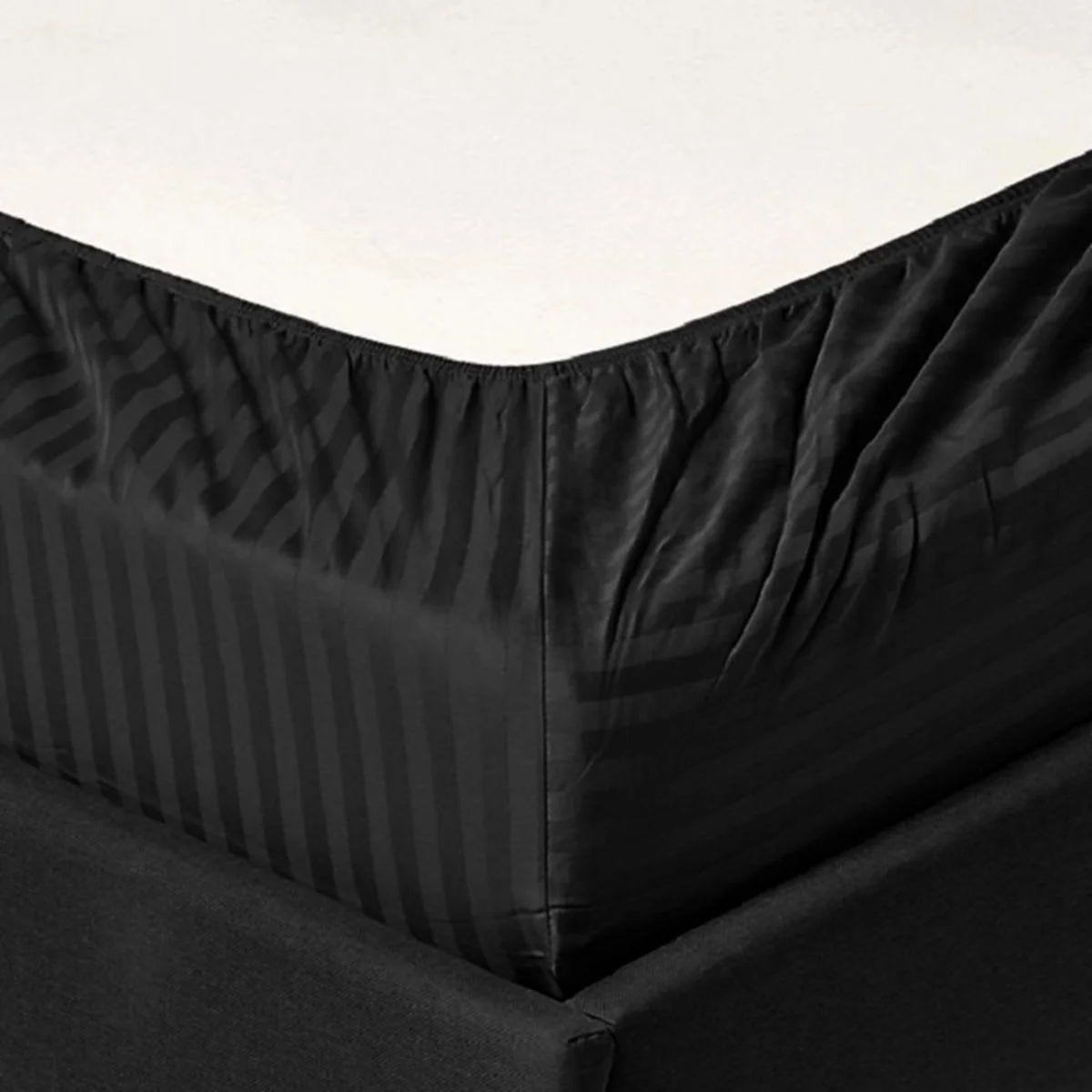 Home Sweet Home Dream Life Style Collection 1200 Thread Count Luxury Hotel Stripe Deep Pocket 100% Egyptian Cotton Bed Sheet Set - Image 19