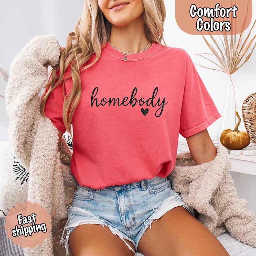 Homebody Comfort Colors Tee – Casual Relaxed Fit Shirt - Image 21