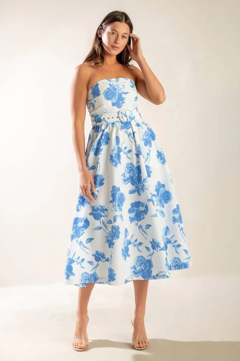 Honestly Love Woven Midi Dress - Image 4