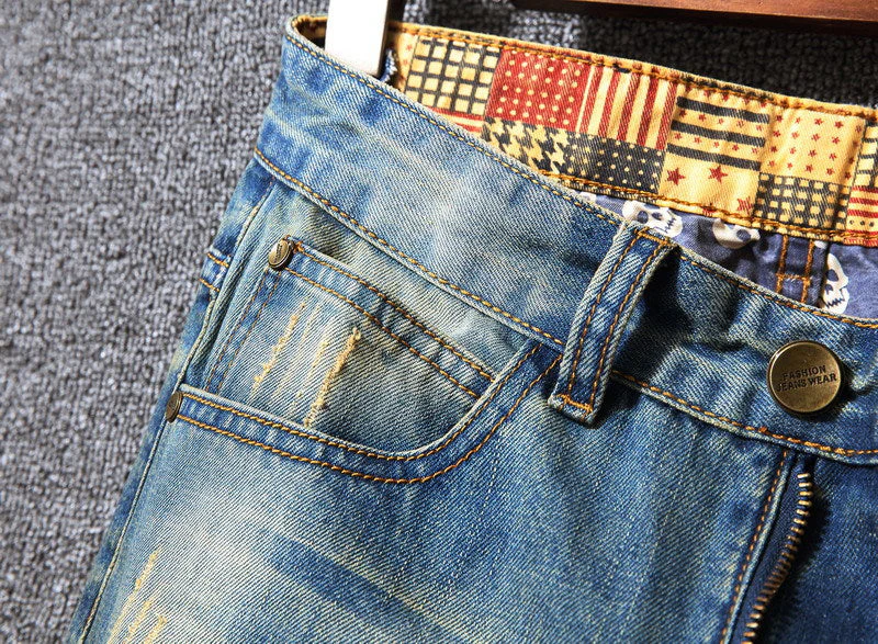 Hong Kong Style Ripped Jeans American Casual Loose - Image 3