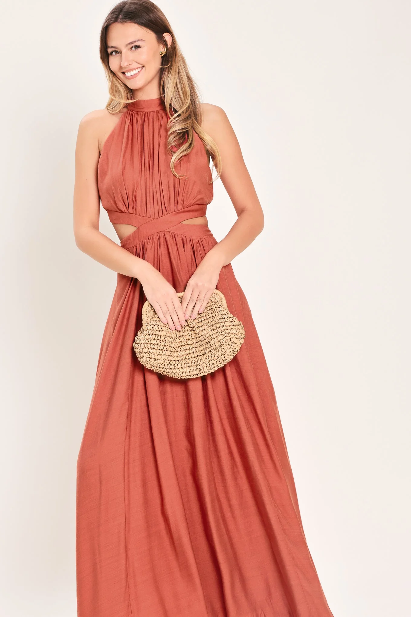 Hot Girl Woven Maxi Dress - Image 2