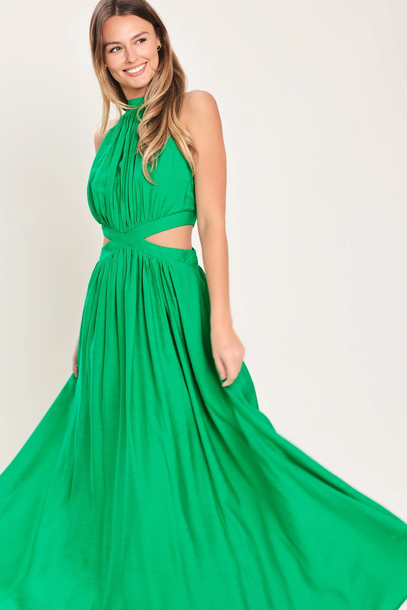 Hot Girl Woven Maxi Dress - Image 3