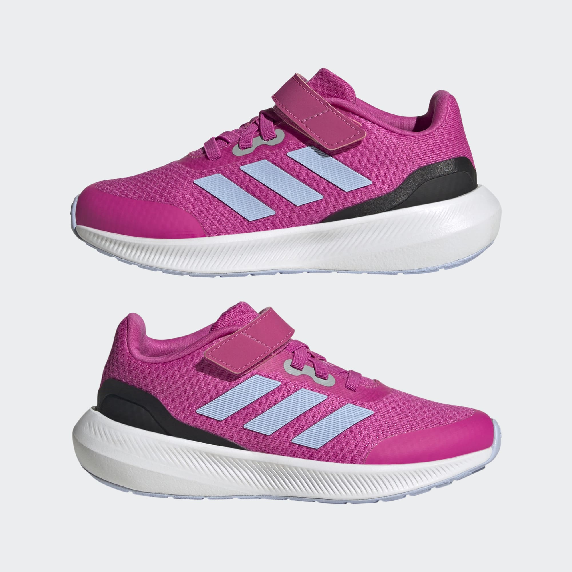[HP5874] Youth adidas Runfalcon 3.0 J ‘Lucid Fuchsia Blue Dawn' - Image 4