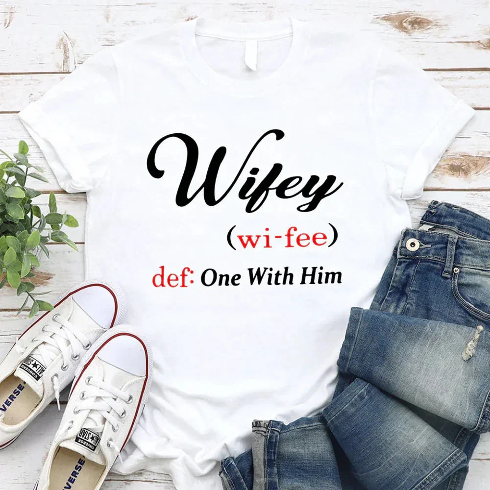 Hubby & Wifey Definition Couple T-shirt - Image 10