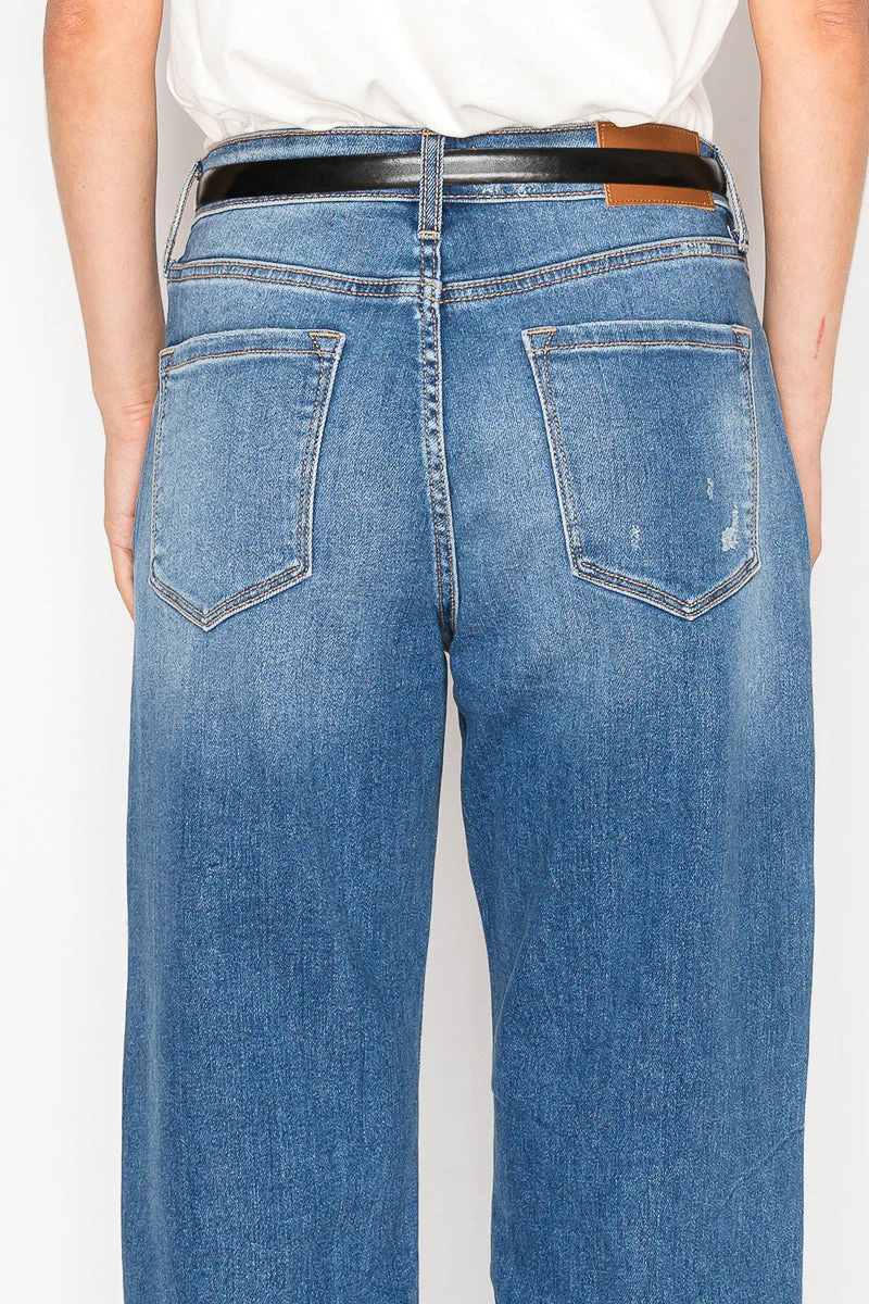 Hybrid High Rise Straight Leg Jeans - Image 8