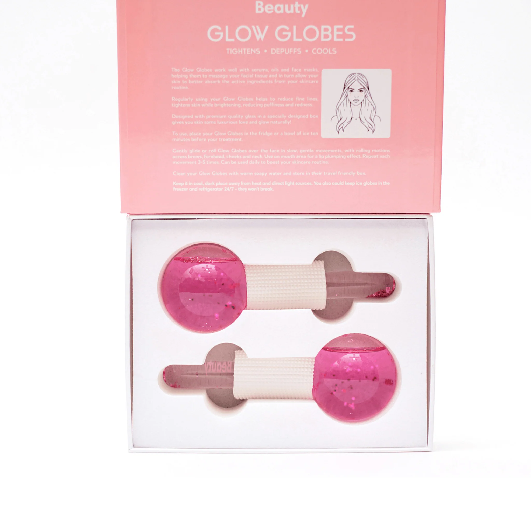 Ice Globes for Face | Cooling Facial Massage Glow Globes - Image 3