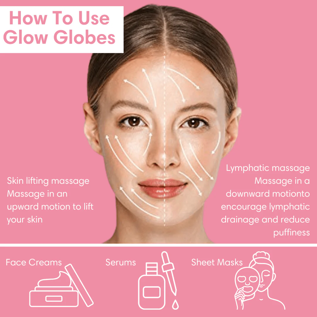 Ice Globes for Face | Cooling Facial Massage Glow Globes - Image 8