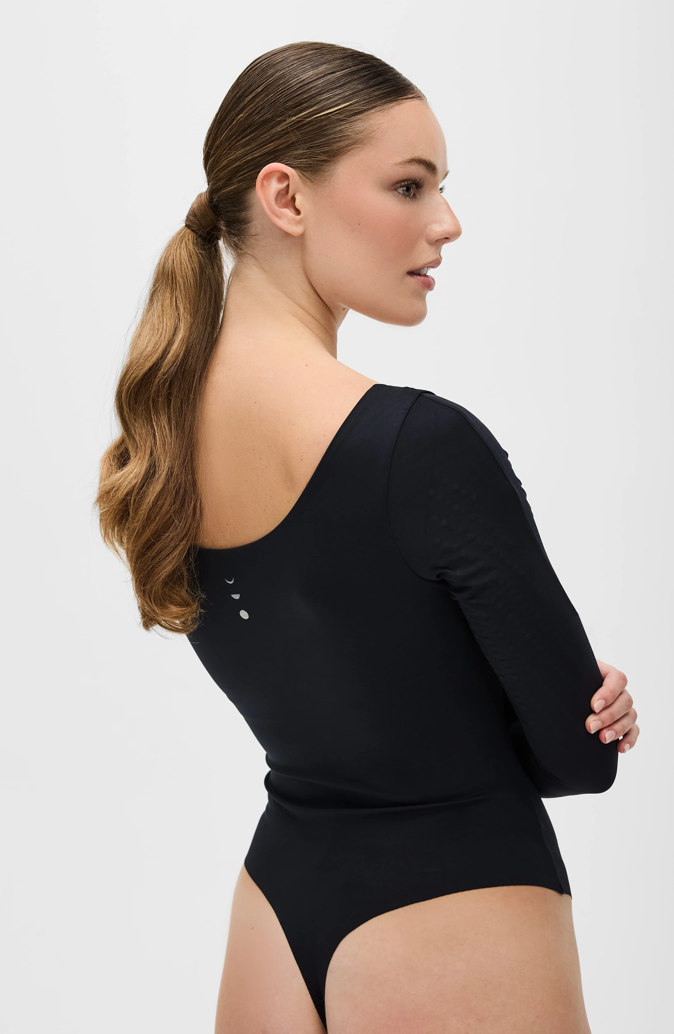 Iconic Lymphatic Long Sleeve Bodysuit - Thong - Image 4
