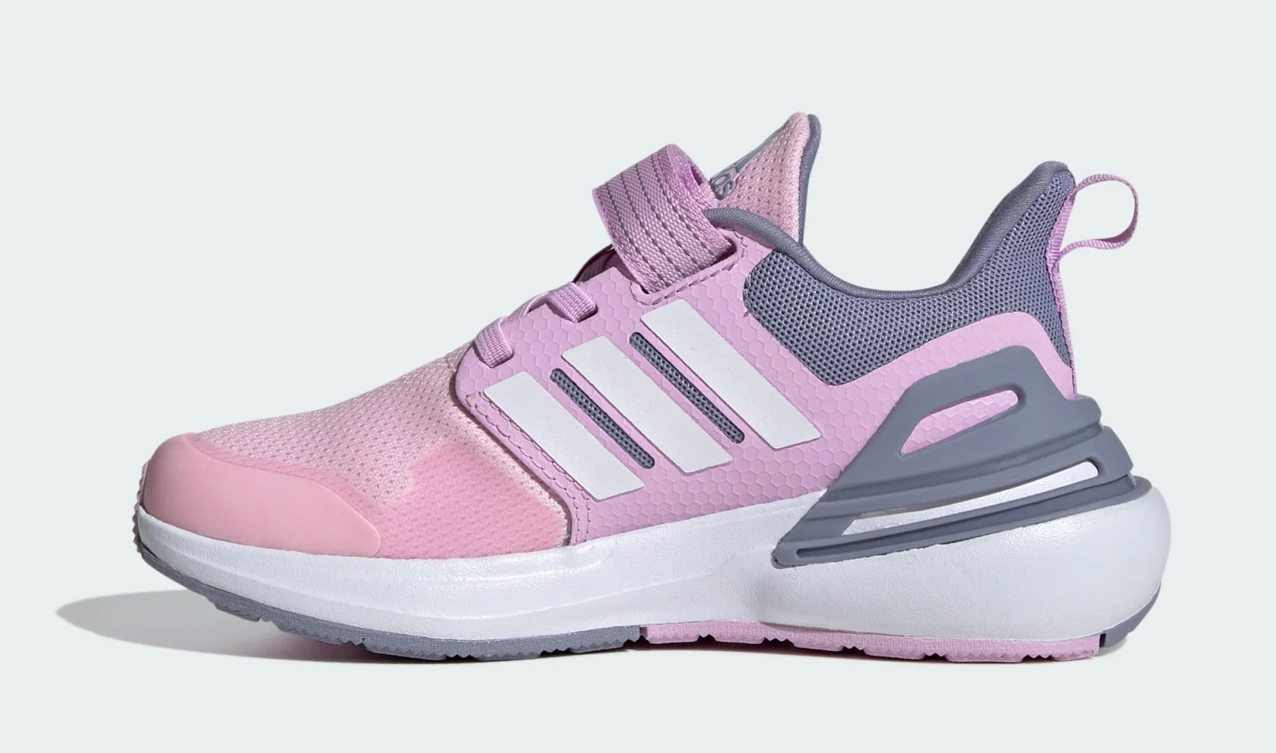 [ID3382] Youth adidas Rapidasport Bounce Top Strap ‘Clear Pink Cloud White Bliss Lilac (GS)' - Image 3