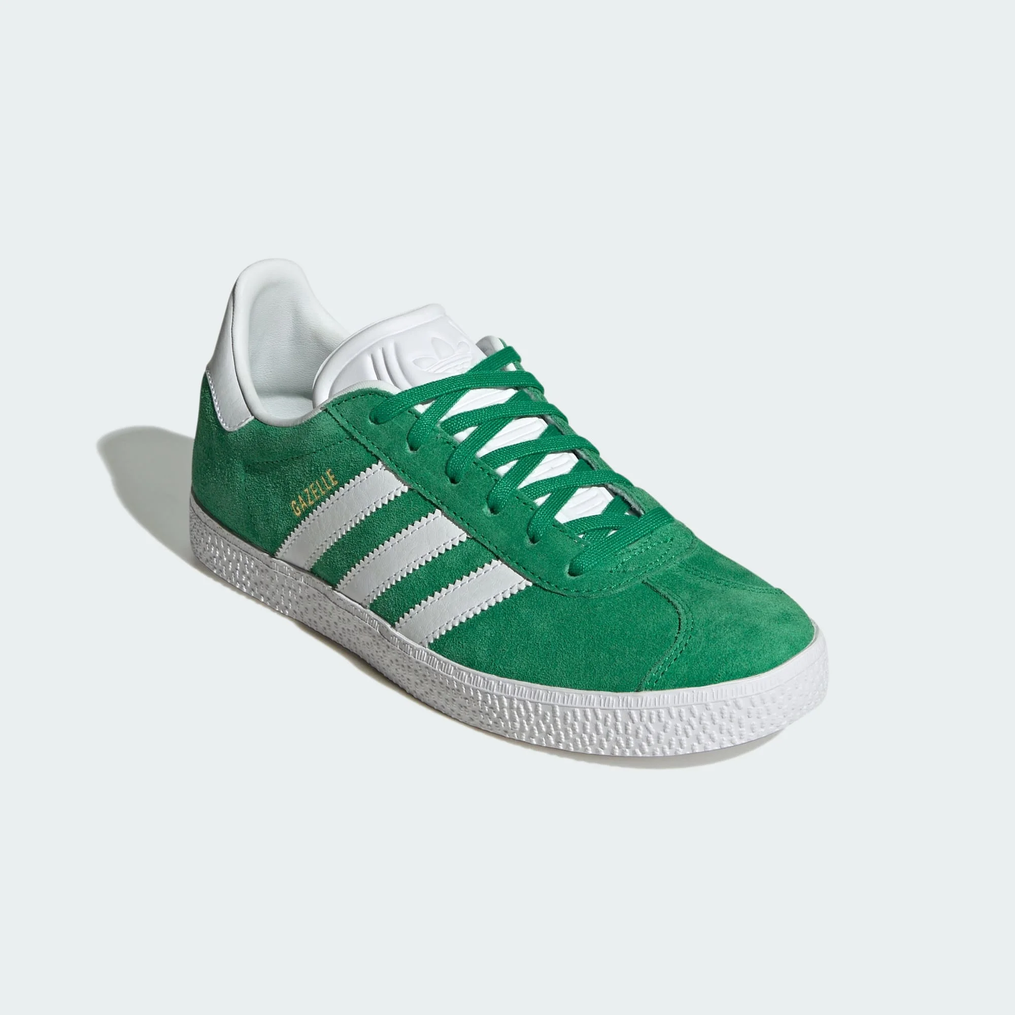 [IE5612] Youth adidas Originals Gazelle ‘Green White' - Image 2