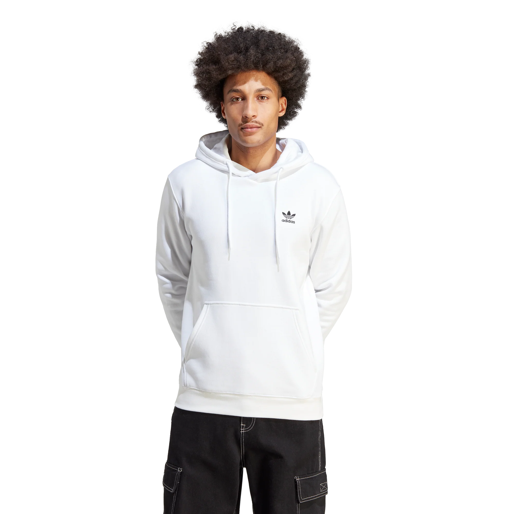 [im4526] Mens adidas Adicolor Essentials Trefoil Hoodie - Image 2