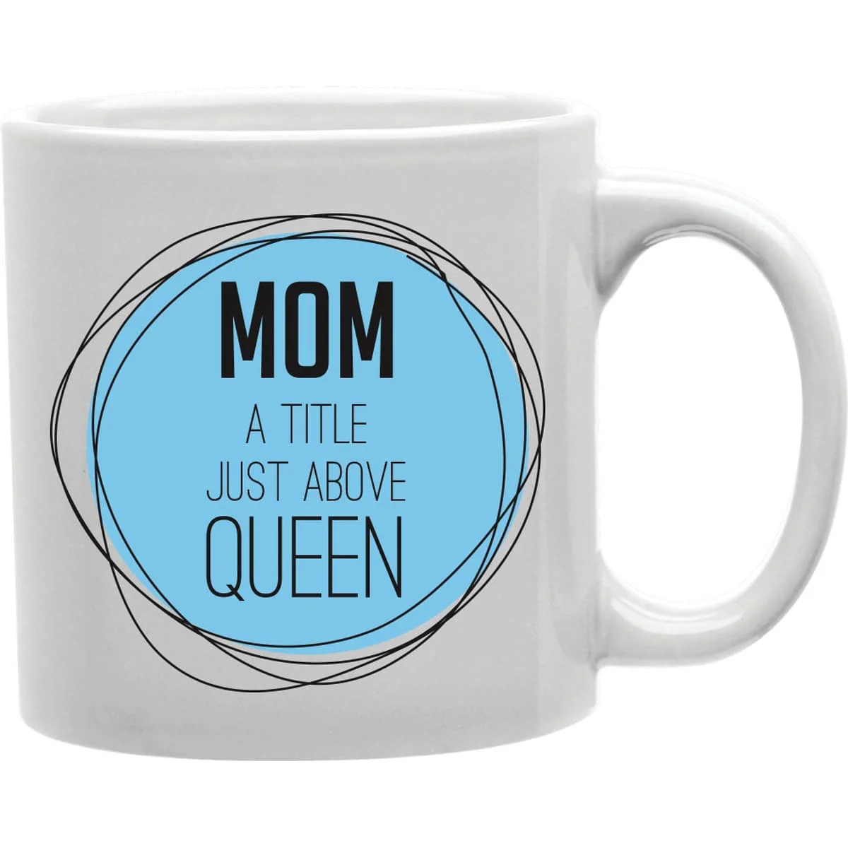 Imaginarium Goods Mom A Title Just Above Queen Mug Coffee And Tea Ceramic Mug