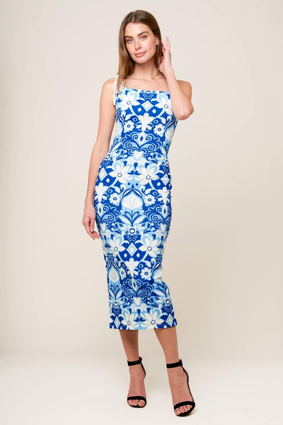 In the Countryside Woven Midi Dress - Image 4