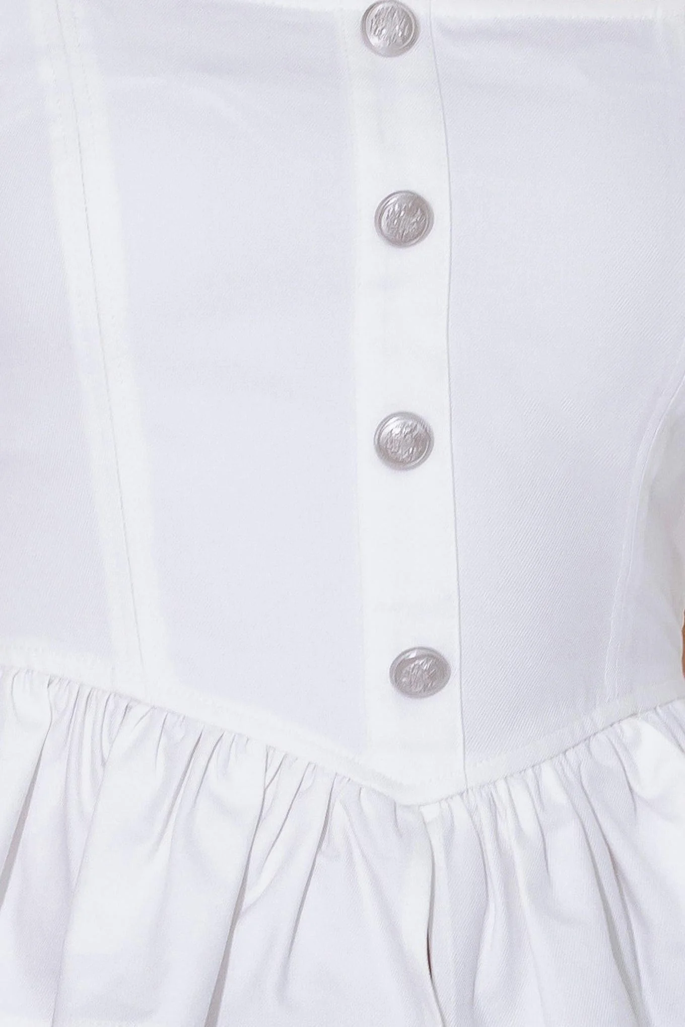 In This Moment White Woven Top - Image 8