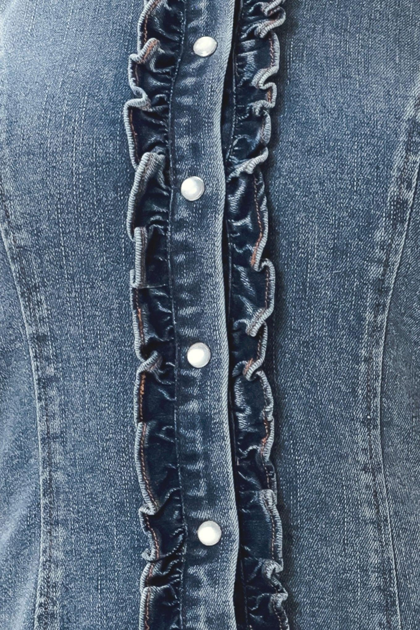 Indigo Babe Denim Top - Image 6