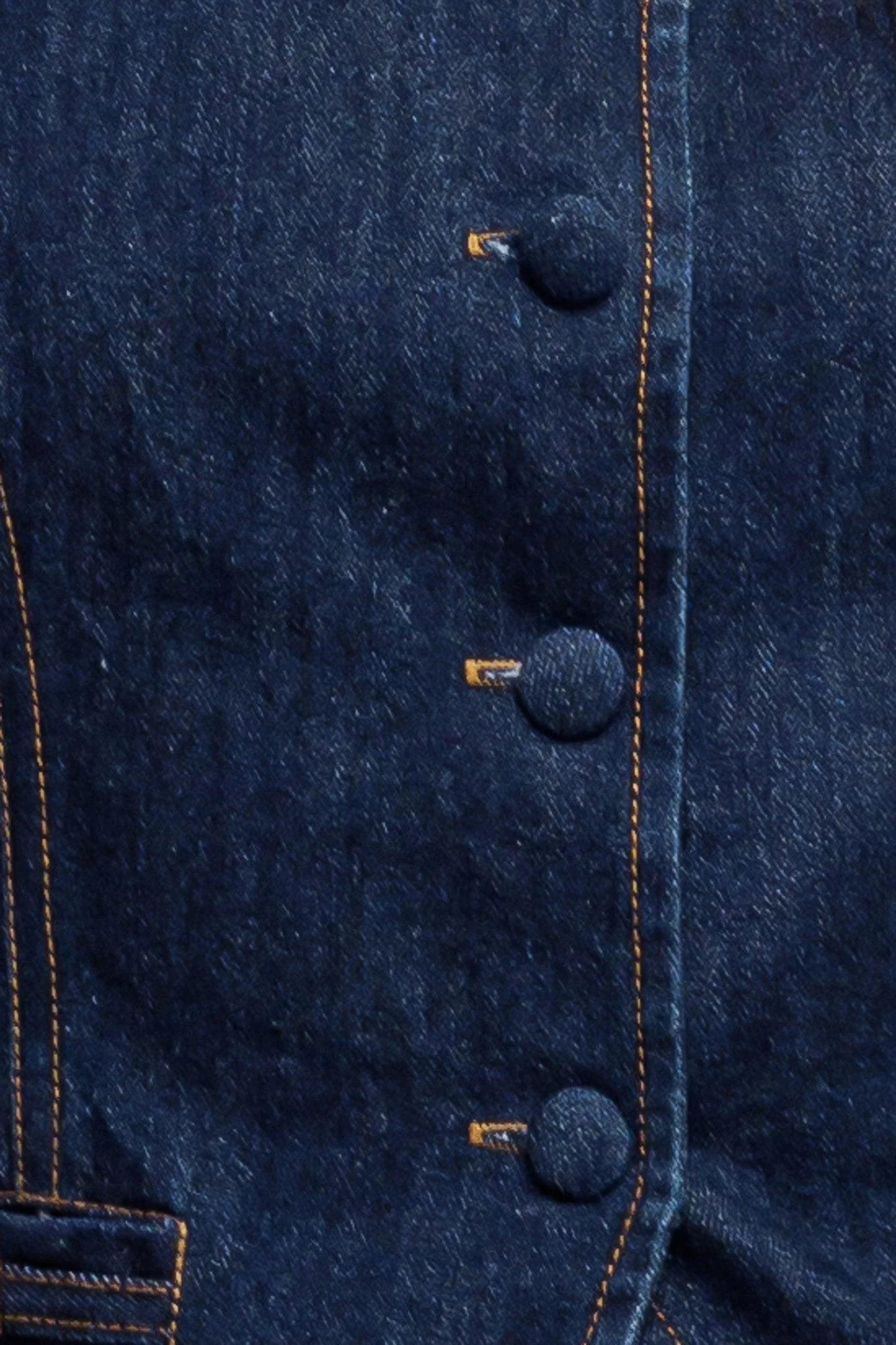 Indigo Icon Denim Vest - Image 8