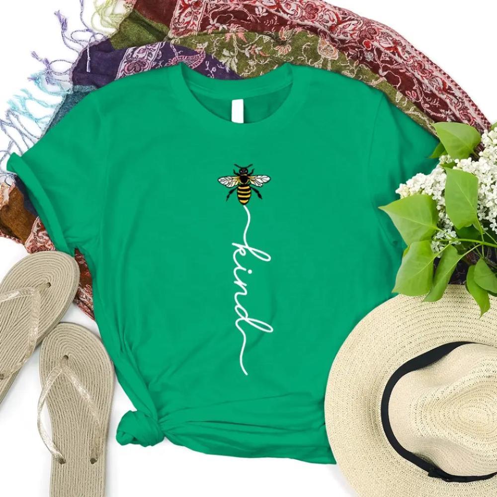 Inspirational Shirt – Bee Kind Script Tee - Image 11