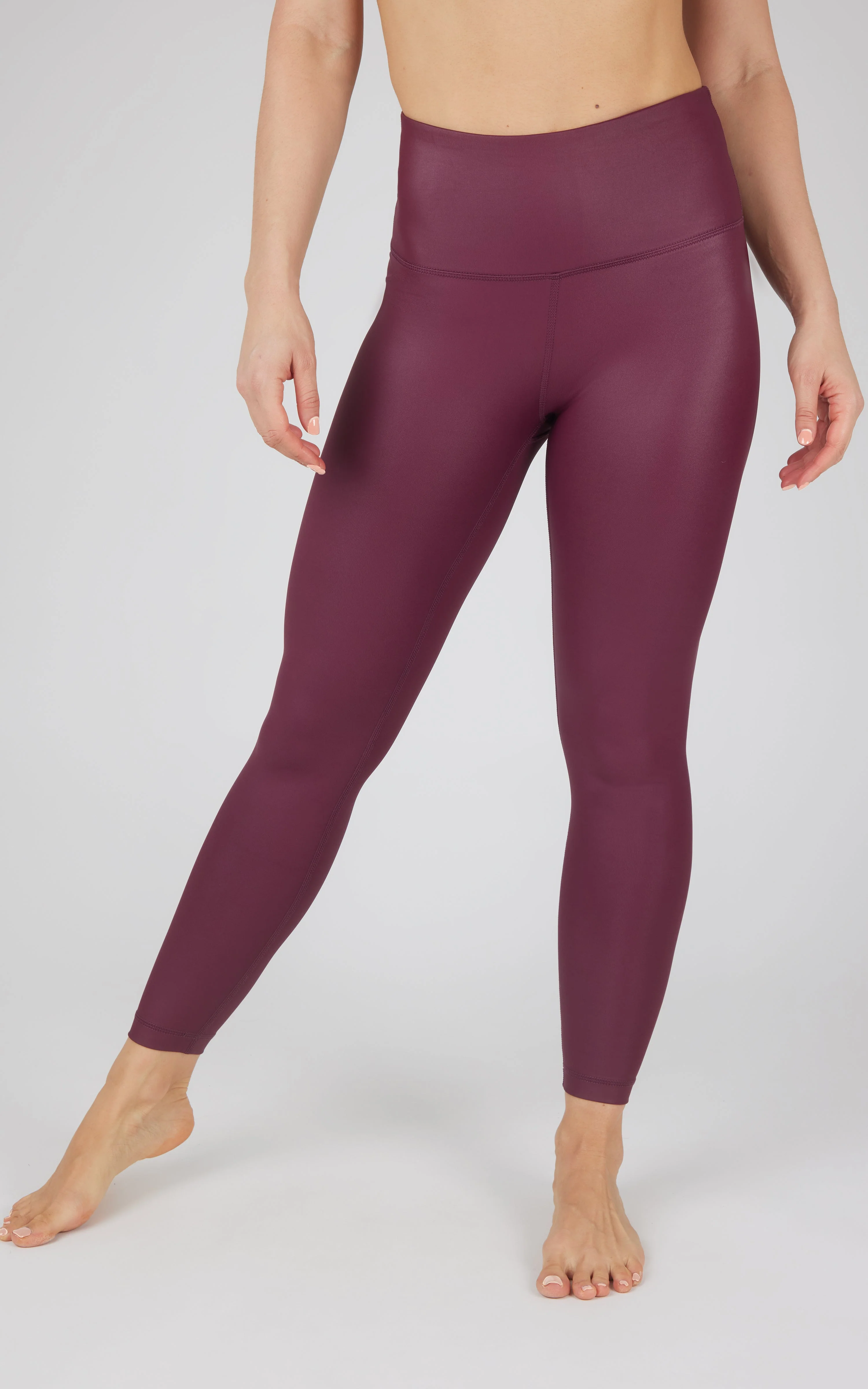 Interlink Faux Leather High Waist Cire 7/8 Ankle - Image 55