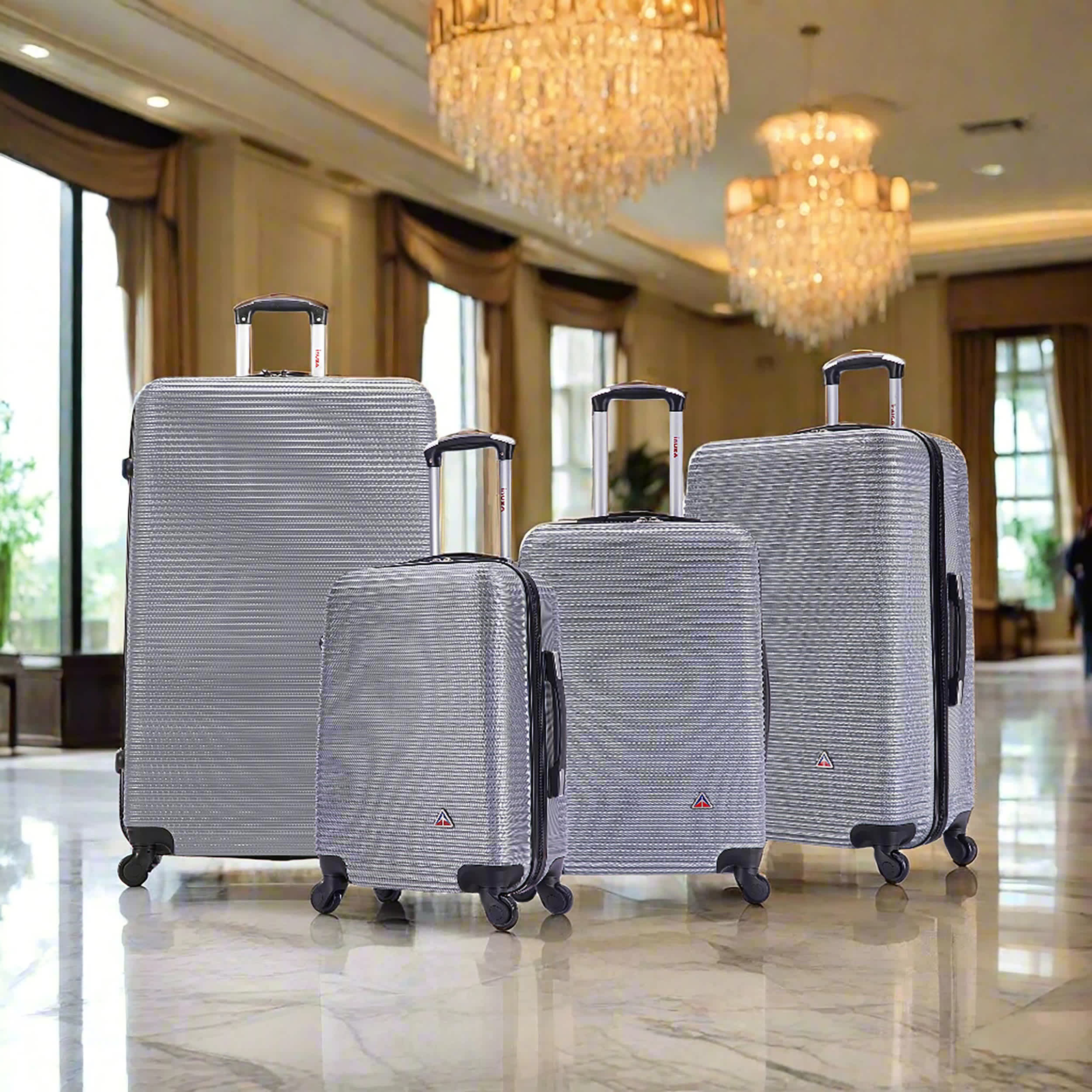 InUSA Unisex Royal Lightweight Hardside Spinner Luggage 4-Piece Set 20"/24"/28"/32" Inch - Image 19