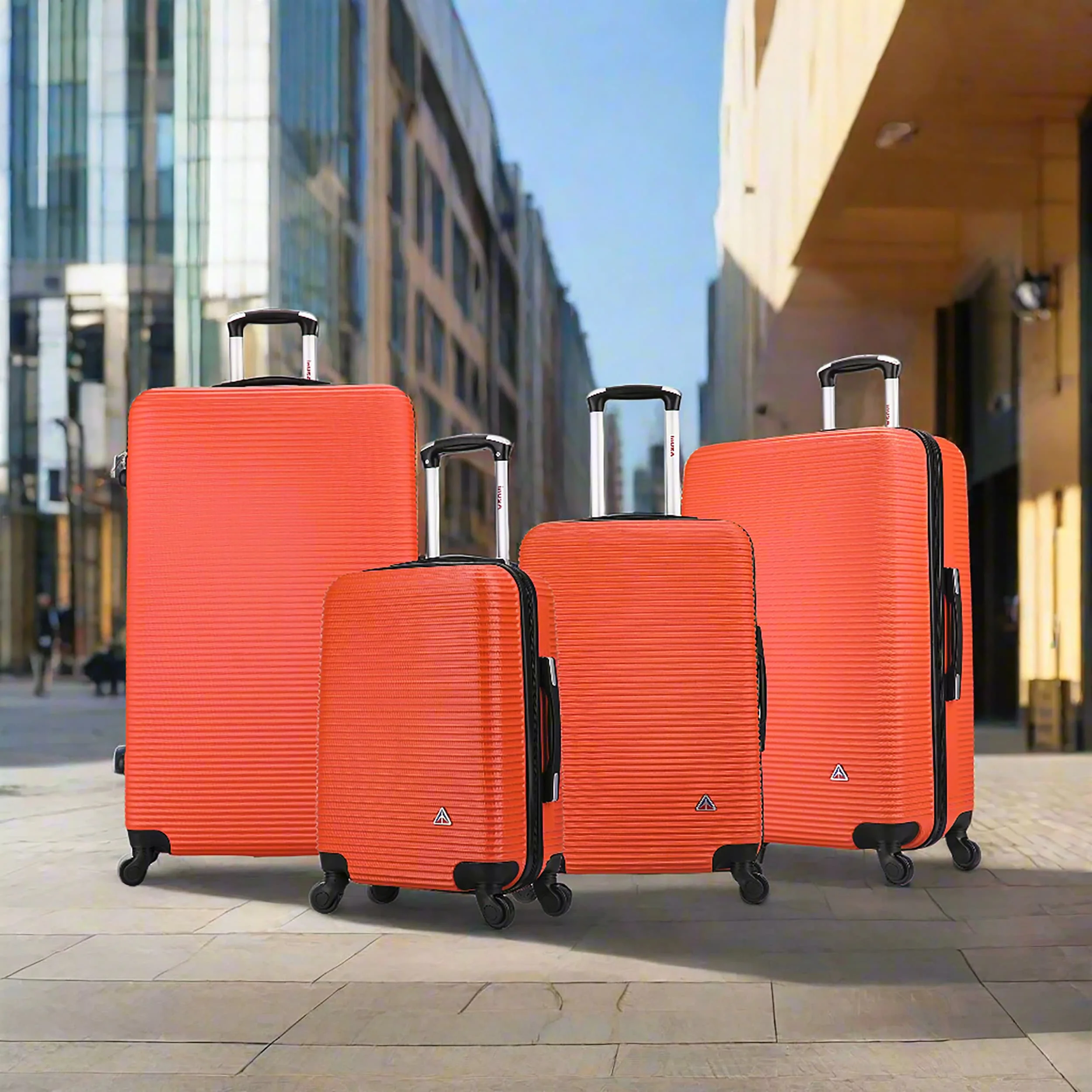 InUSA Unisex Royal Lightweight Hardside Spinner Luggage 4-Piece Set 20"/24"/28"/32" Inch - Image 2