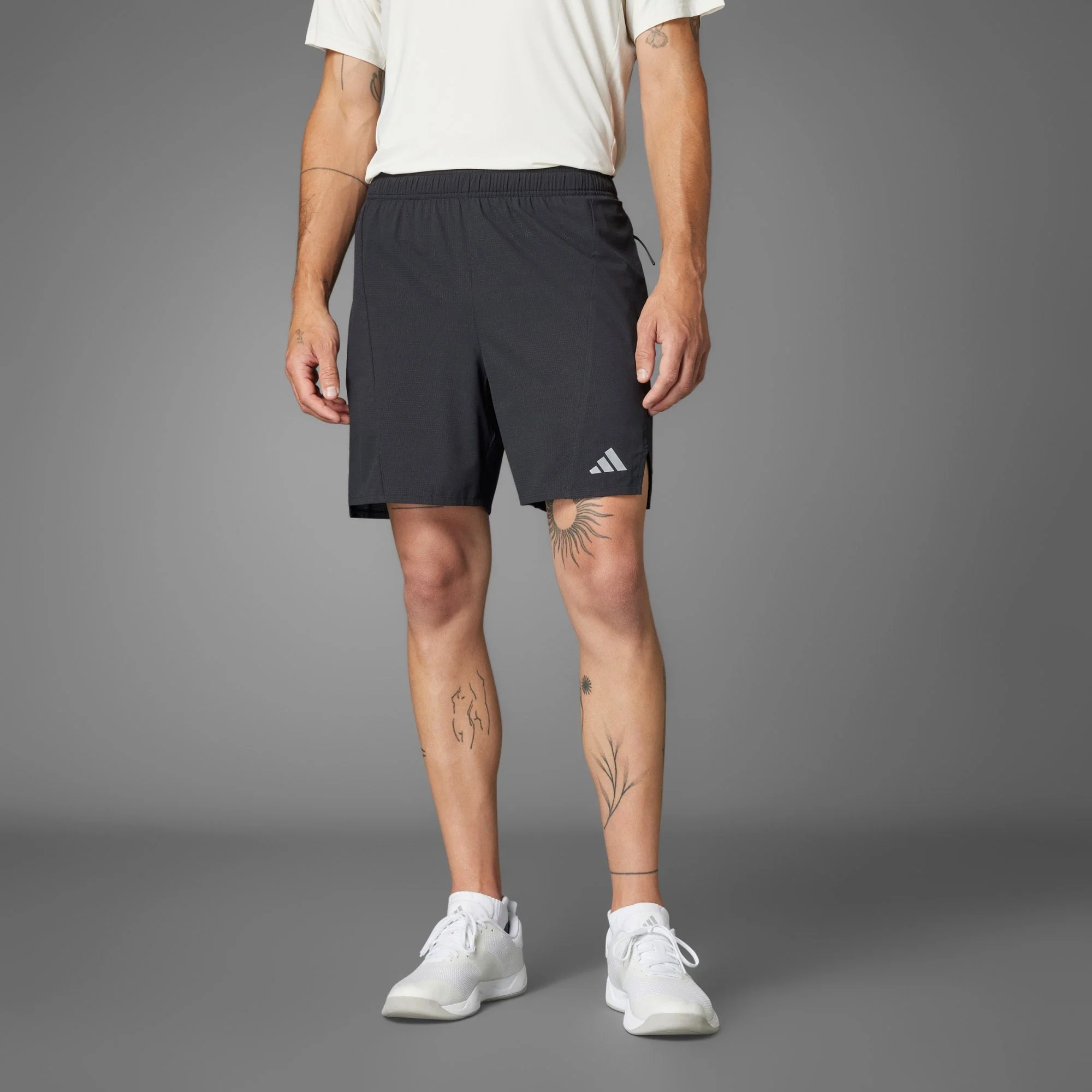 [is3732] Mens adidas Designed for Training HIIT Workout Ready Shorts - Image 2