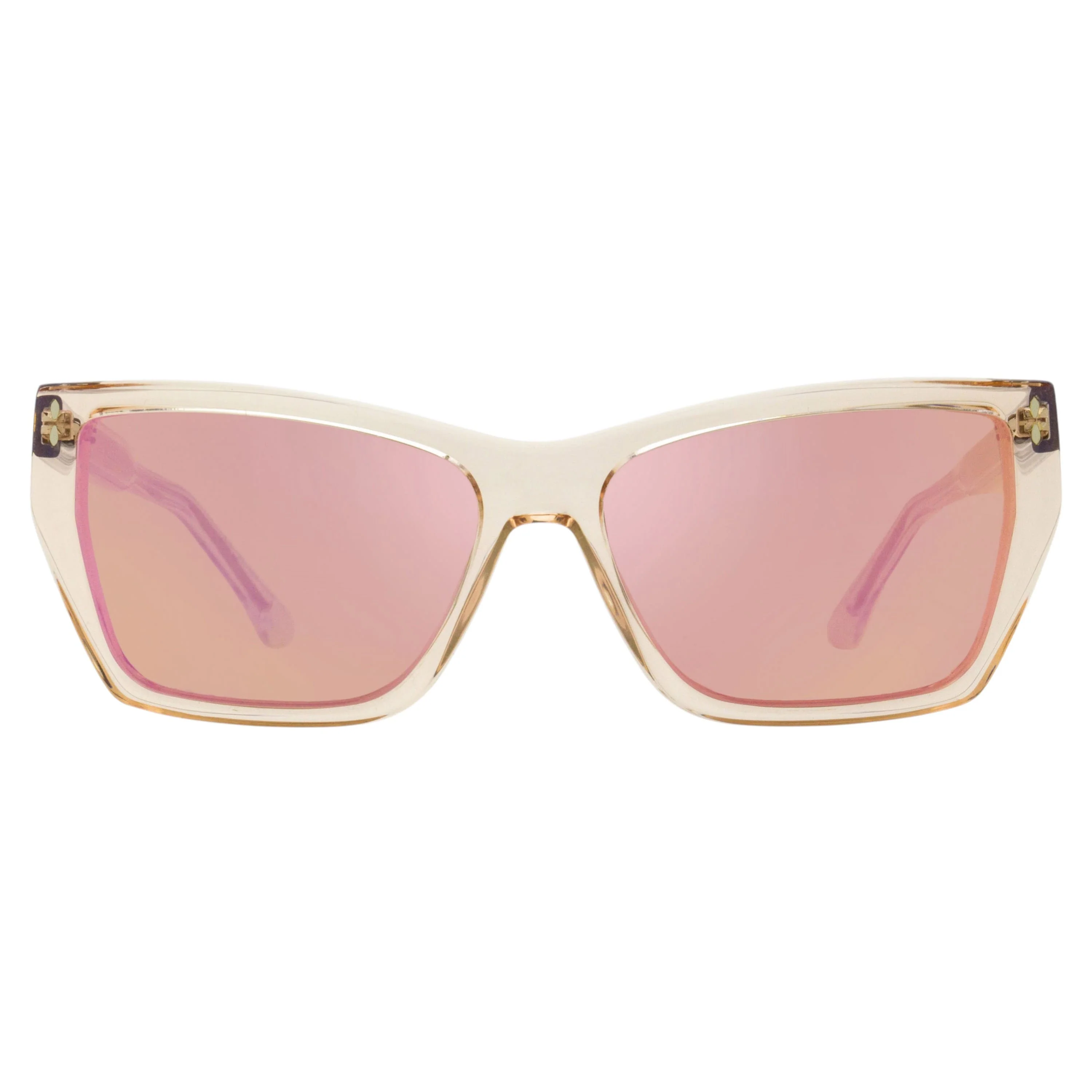 Isabel Marant Tessa Angular Sunglasses IM0197/S 35J0J Transparent Pink 59mm - Image 2