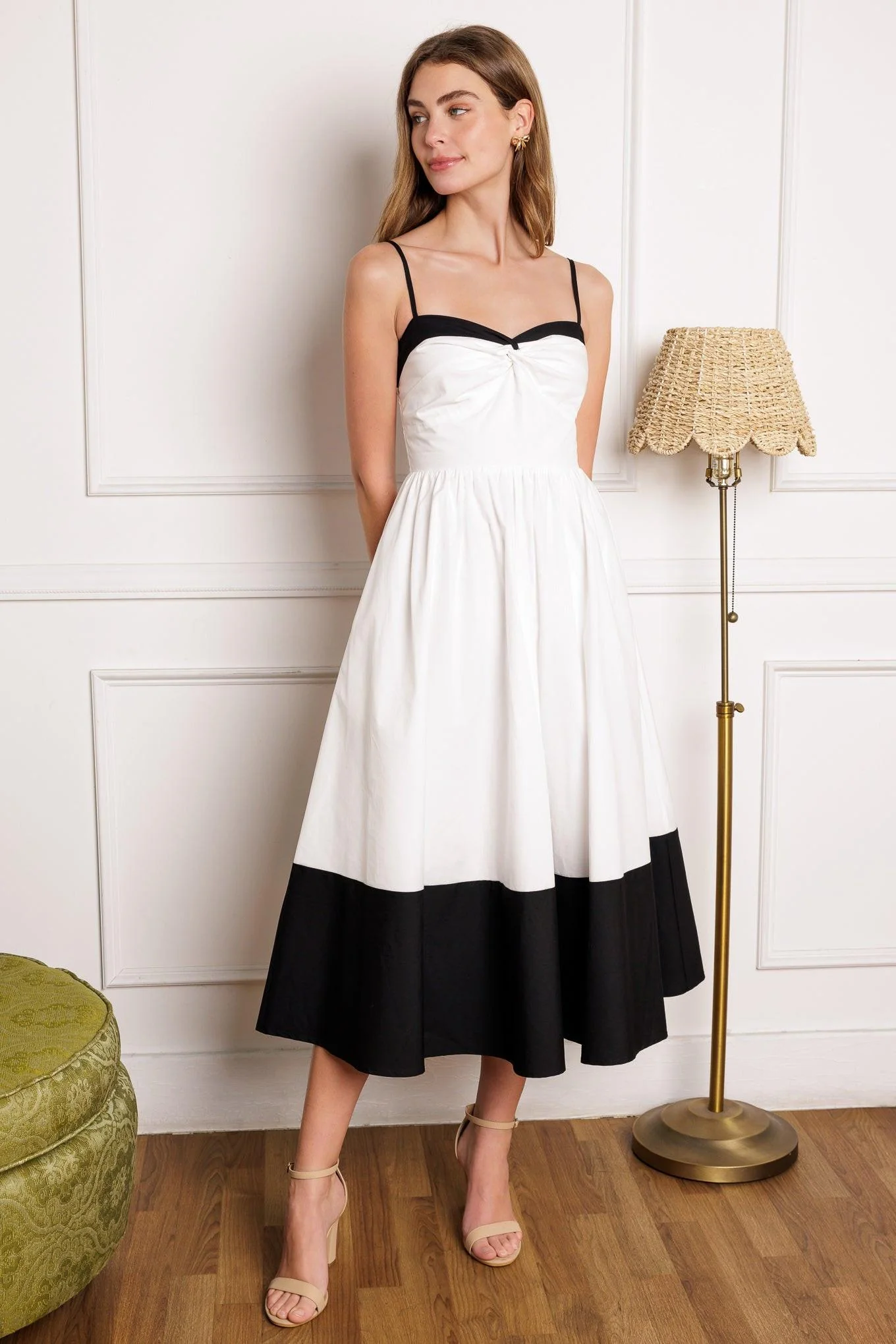 Island Heartbeat Woven Midi Dress