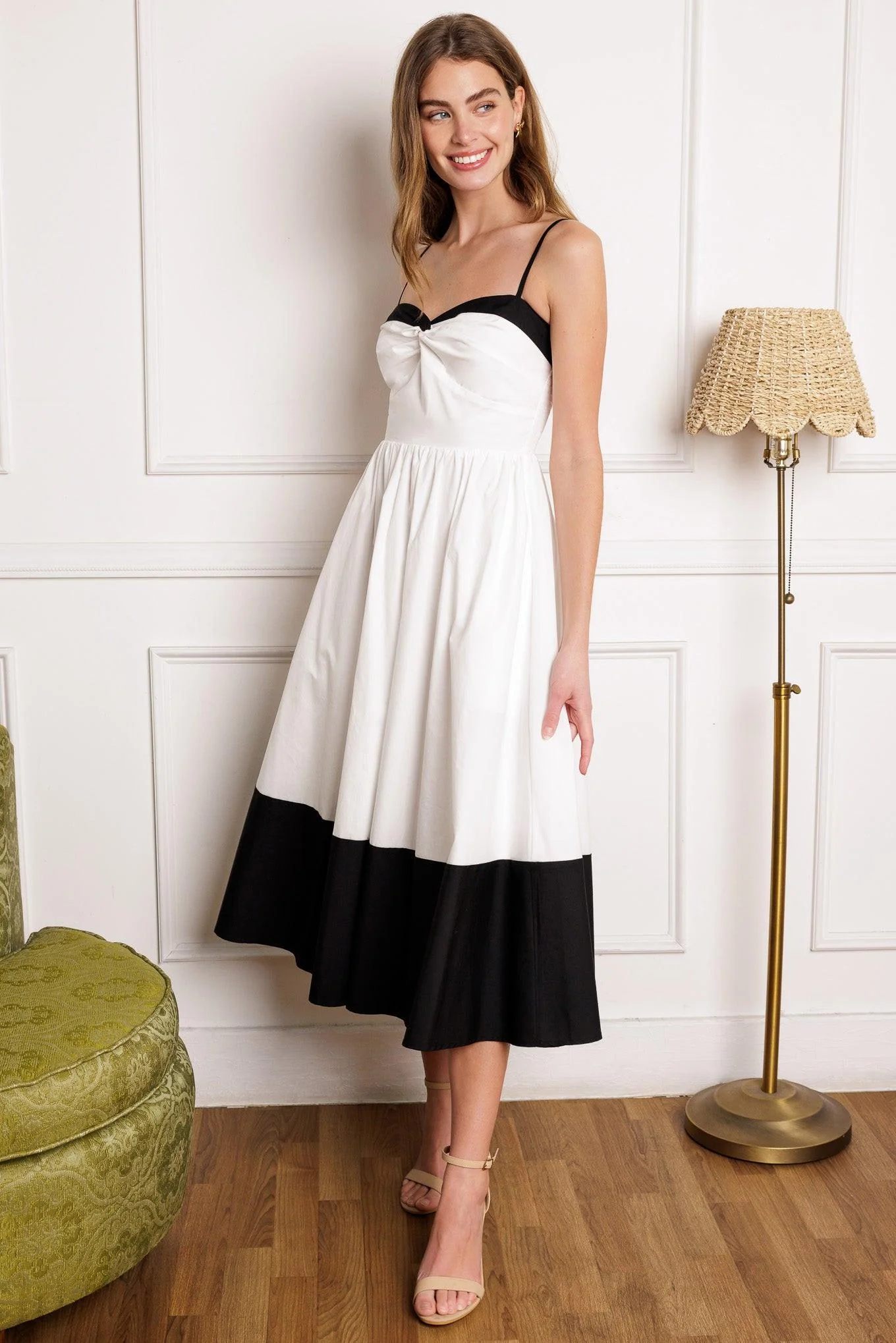 Island Heartbeat Woven Midi Dress - Image 4