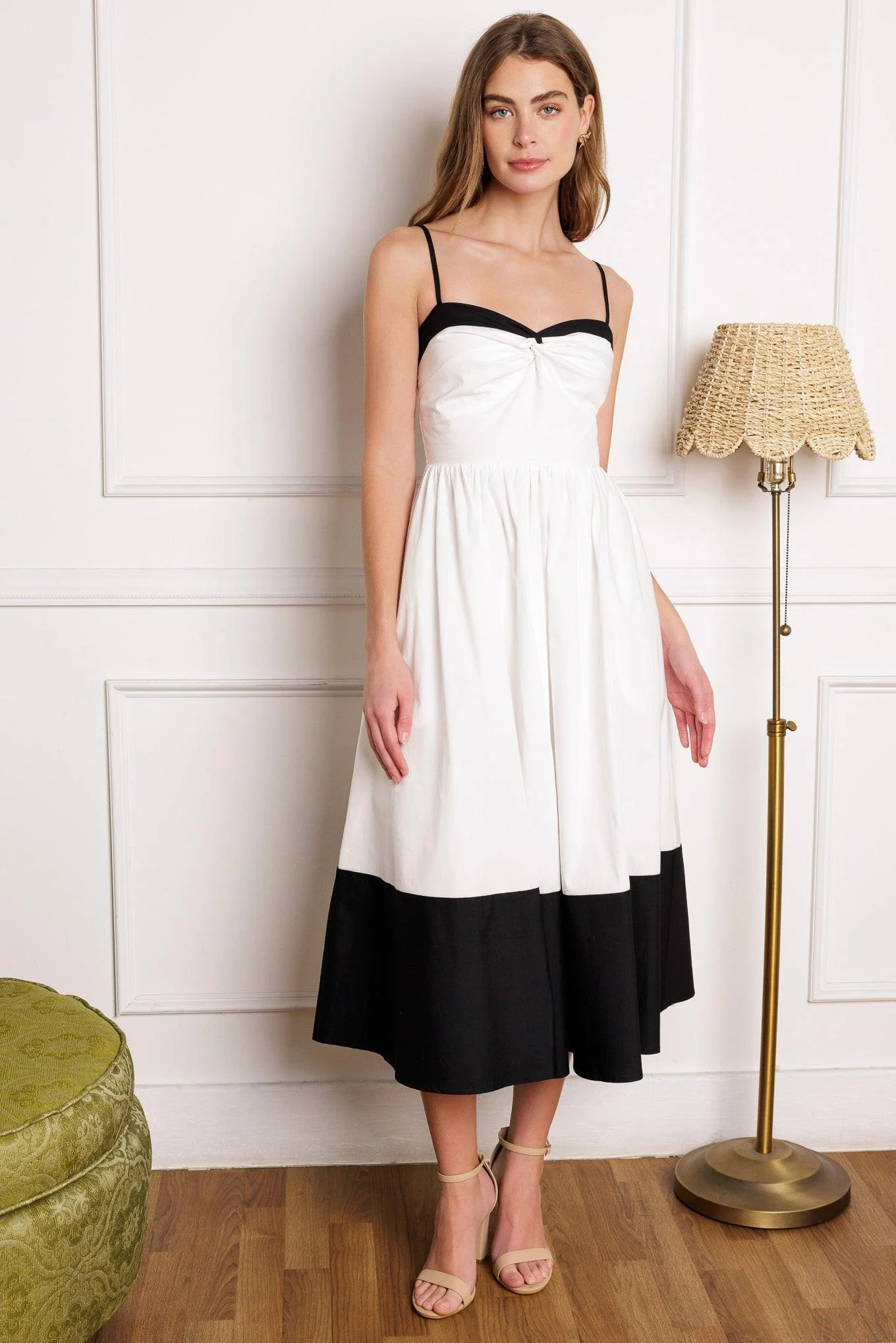 Island Heartbeat Woven Midi Dress - Image 7