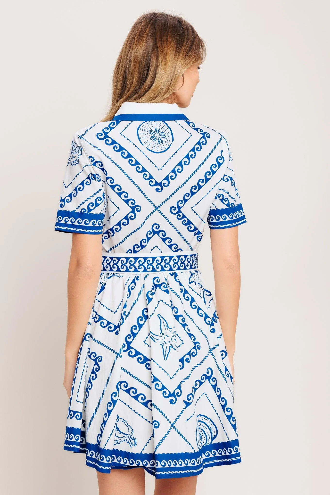 Island Polish Woven Mini Dress - Image 2