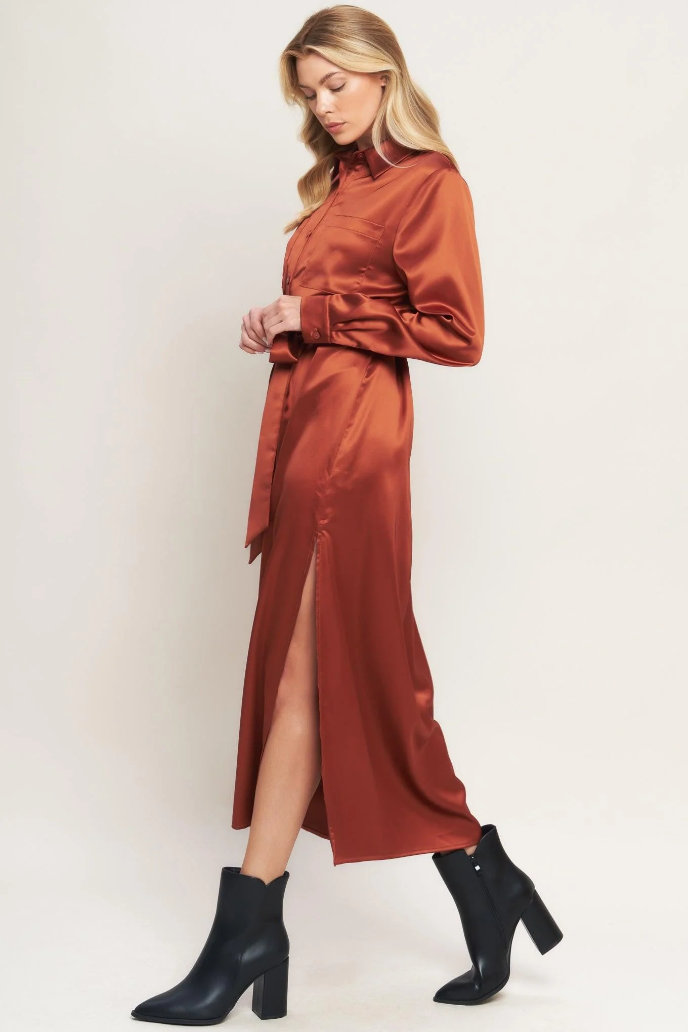 It's Your Place Woven Midi Dress - Image 9