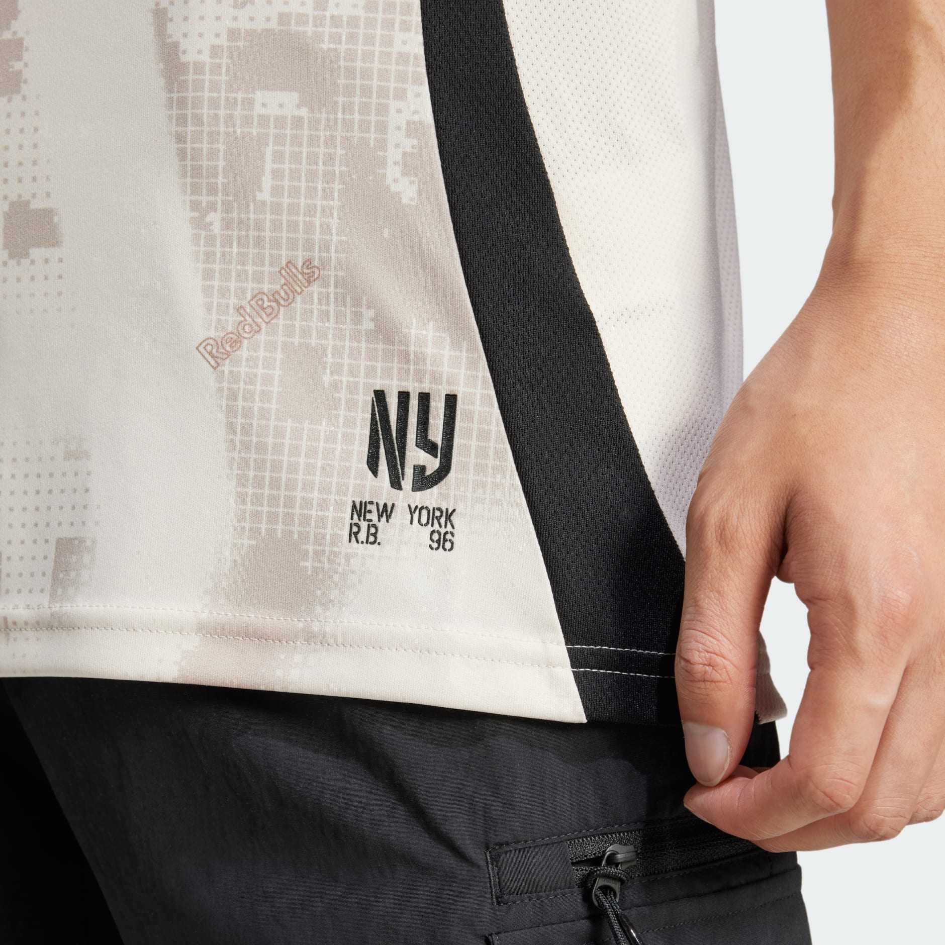 [iv5057] Mens adidas New York Red Bulls 25/26 Away Jersey - Beige - Image 6