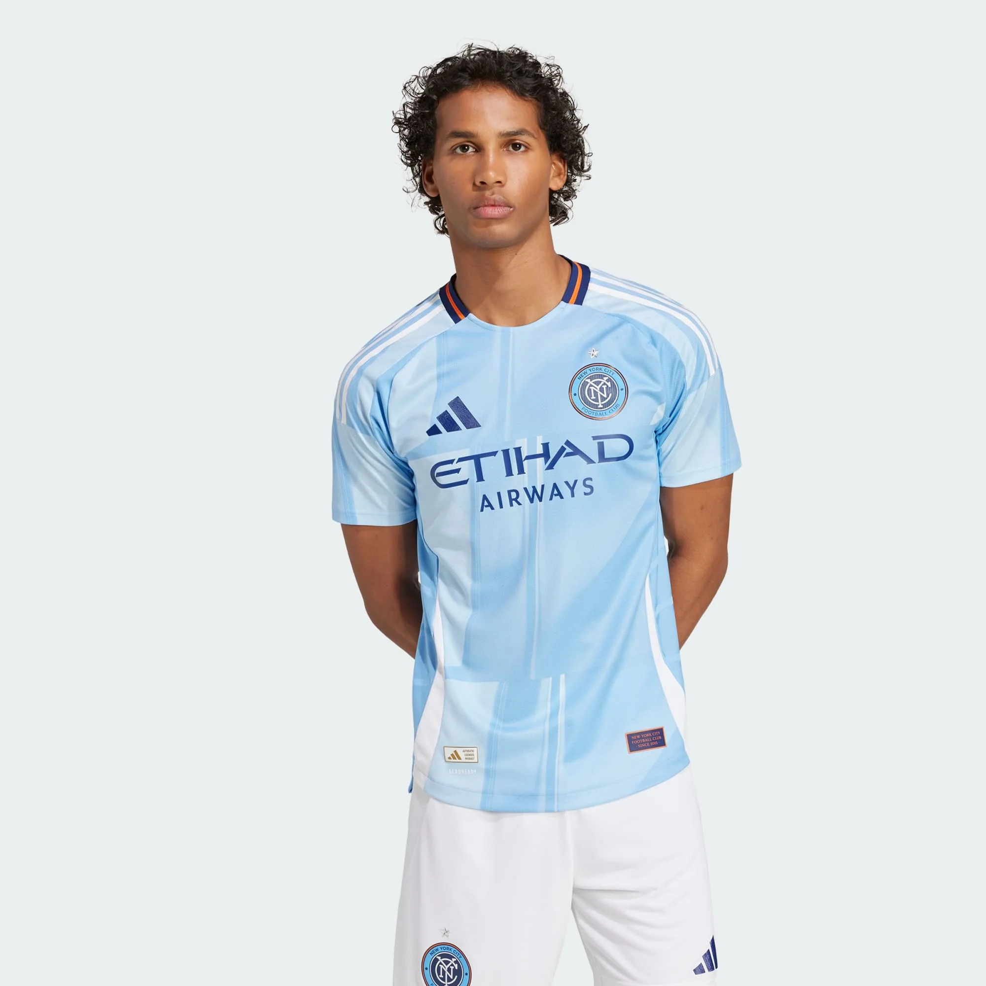 [iv9927] Mens adidas New York City Fc 25/26 Home Authentic Jersey - Image 2