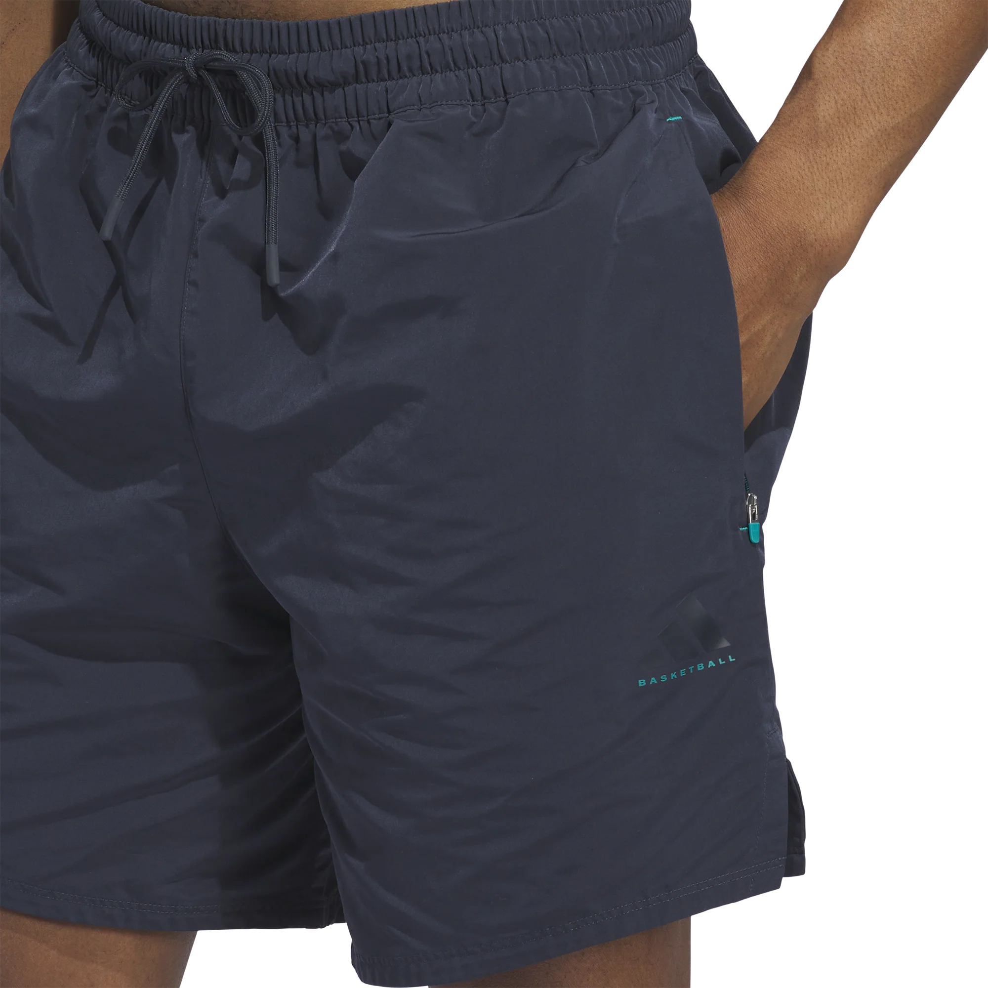 [iy0025] Mens adidas Basketball Woven Shorts - Image 2