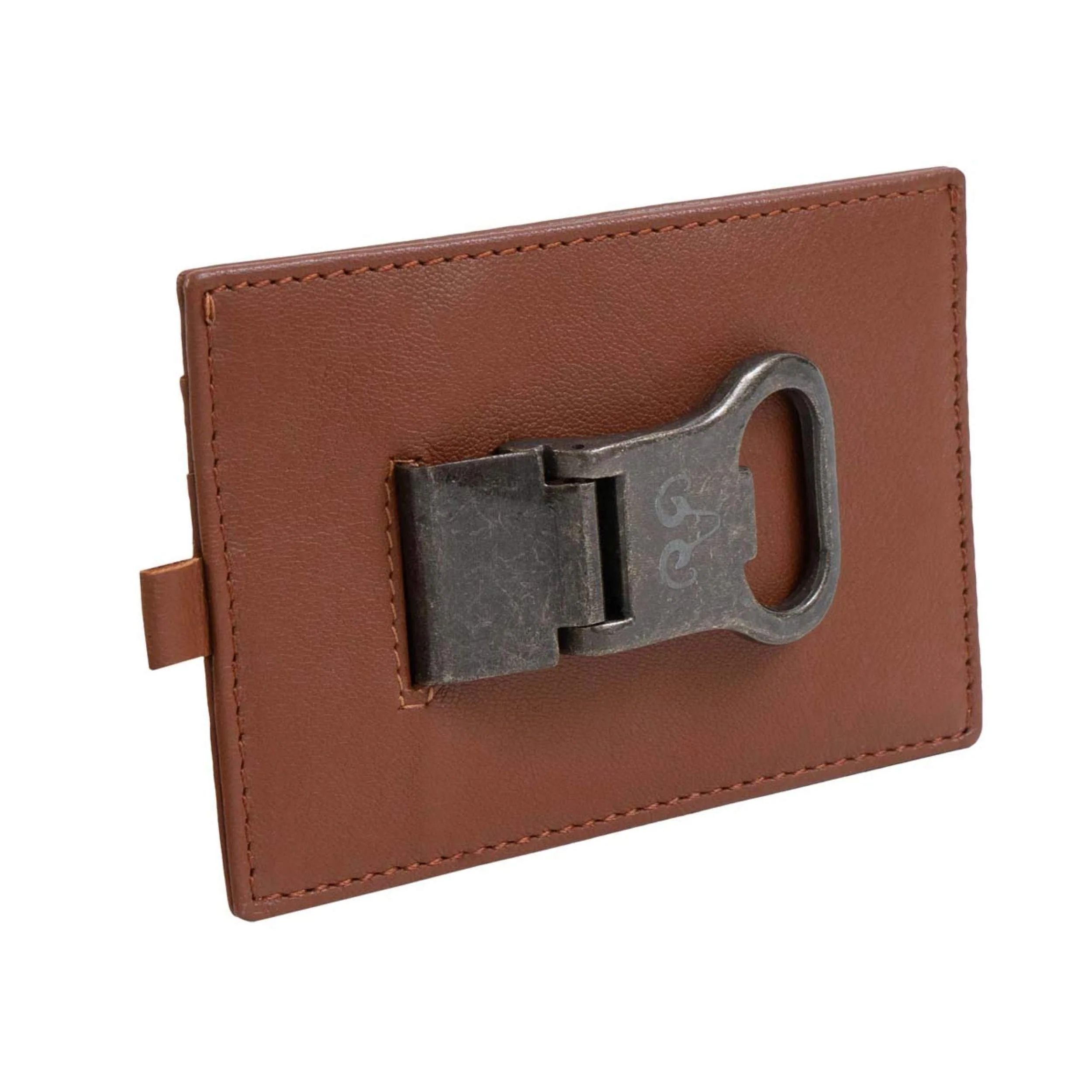 Jack Abrahams Goat Nappa Leather Card Case Wallet - Image 3