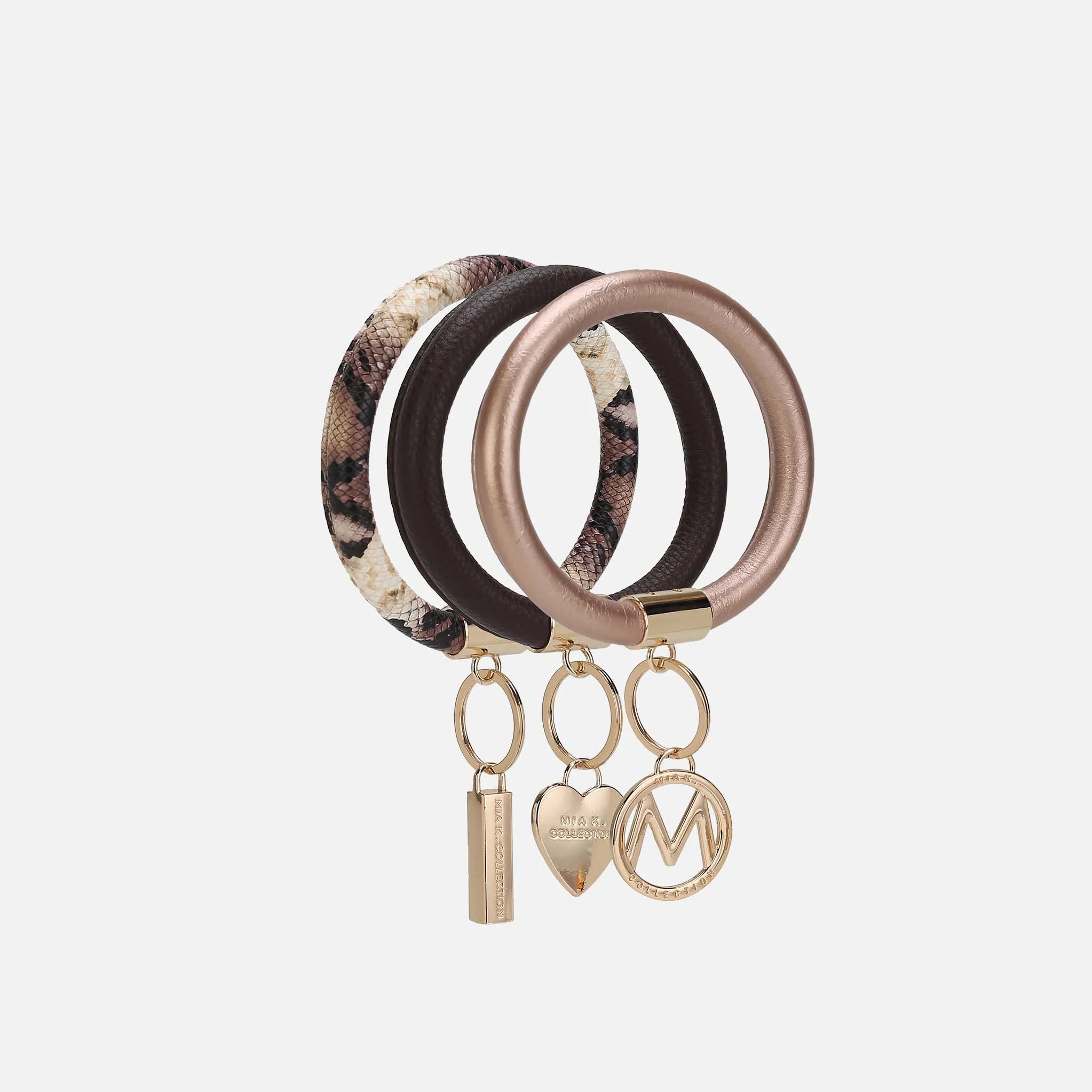Jasmine Bangle Bracelet Keyring Set - Image 10