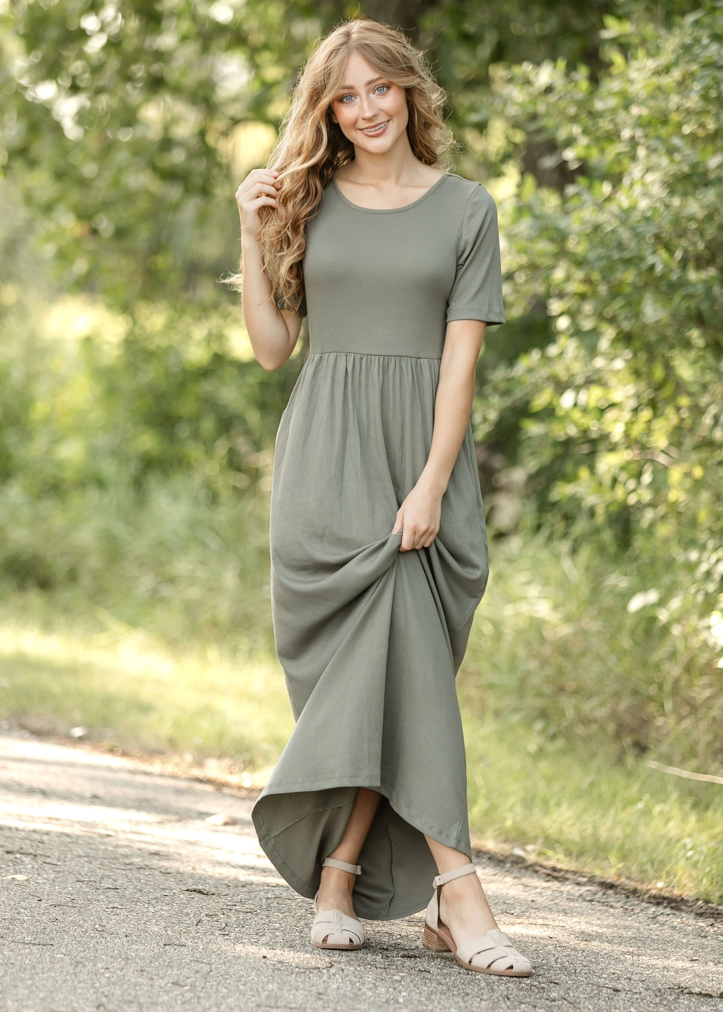 Jasmine Ribbed Maxi Dress - Image 8