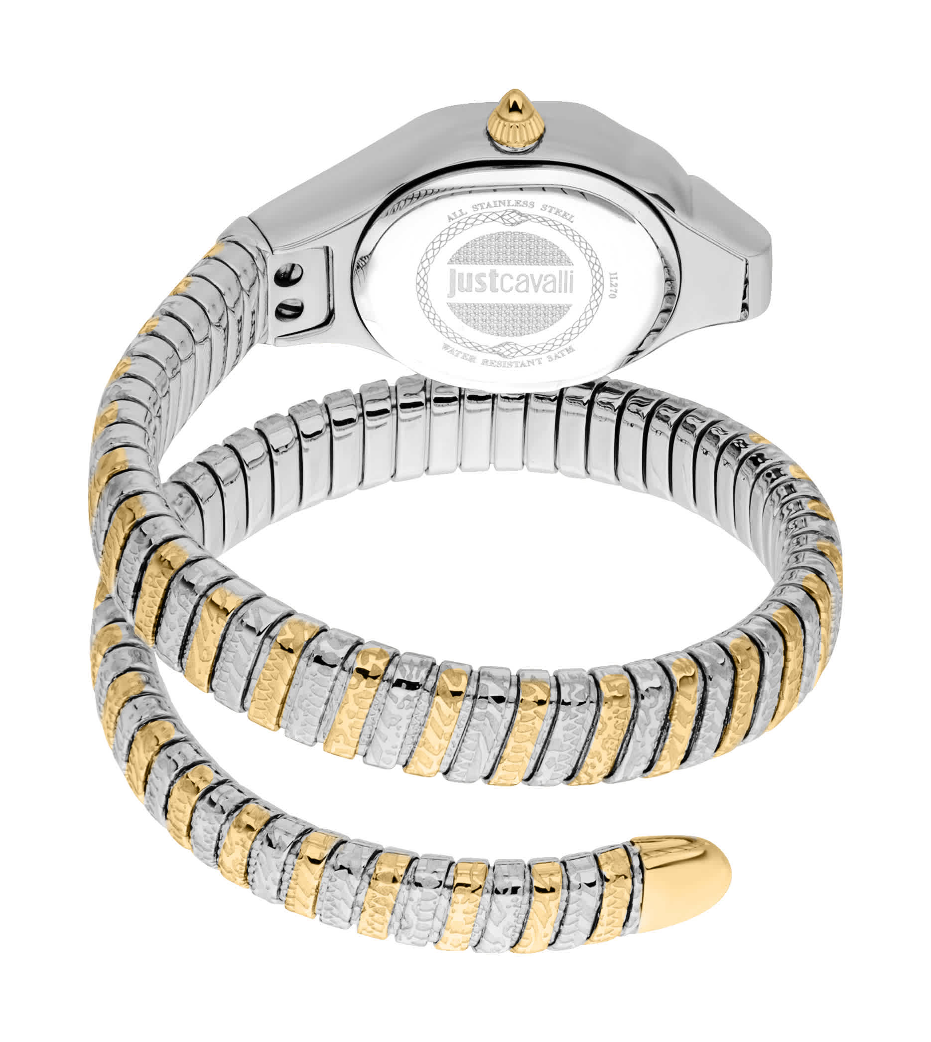 Jc1l270m0055 Just Cavalli Women's Two Tone Gold/Silver Watch with Champagne Dial - Image 2