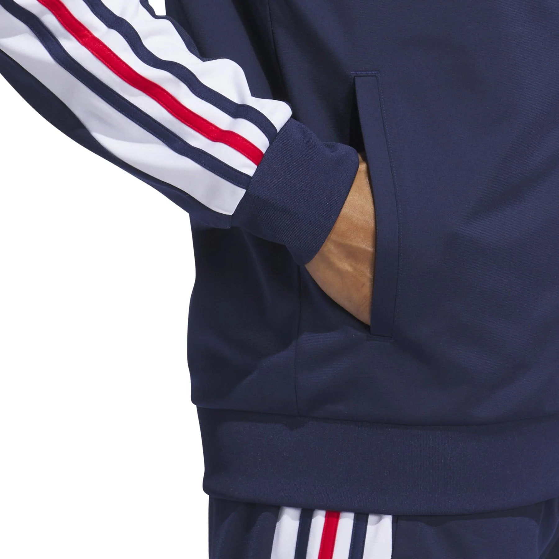 [JE9632] Mens Adidas France Nations Pack Men’s Track Jacket - Image 5
