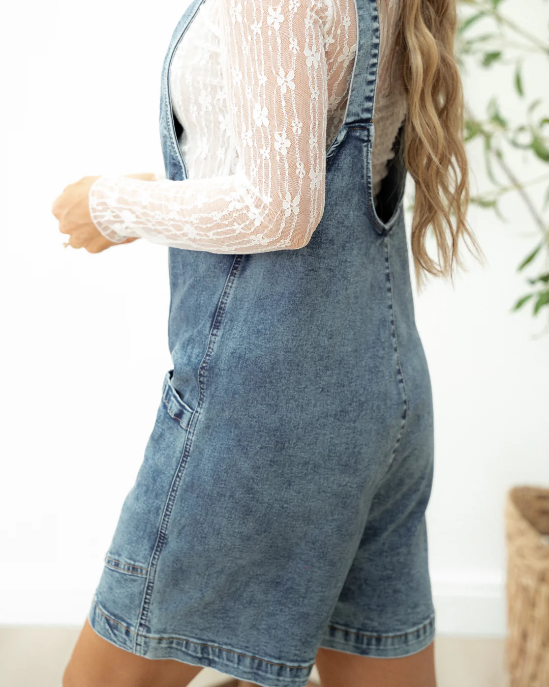 Jett Pocket Denim Romper - Image 11