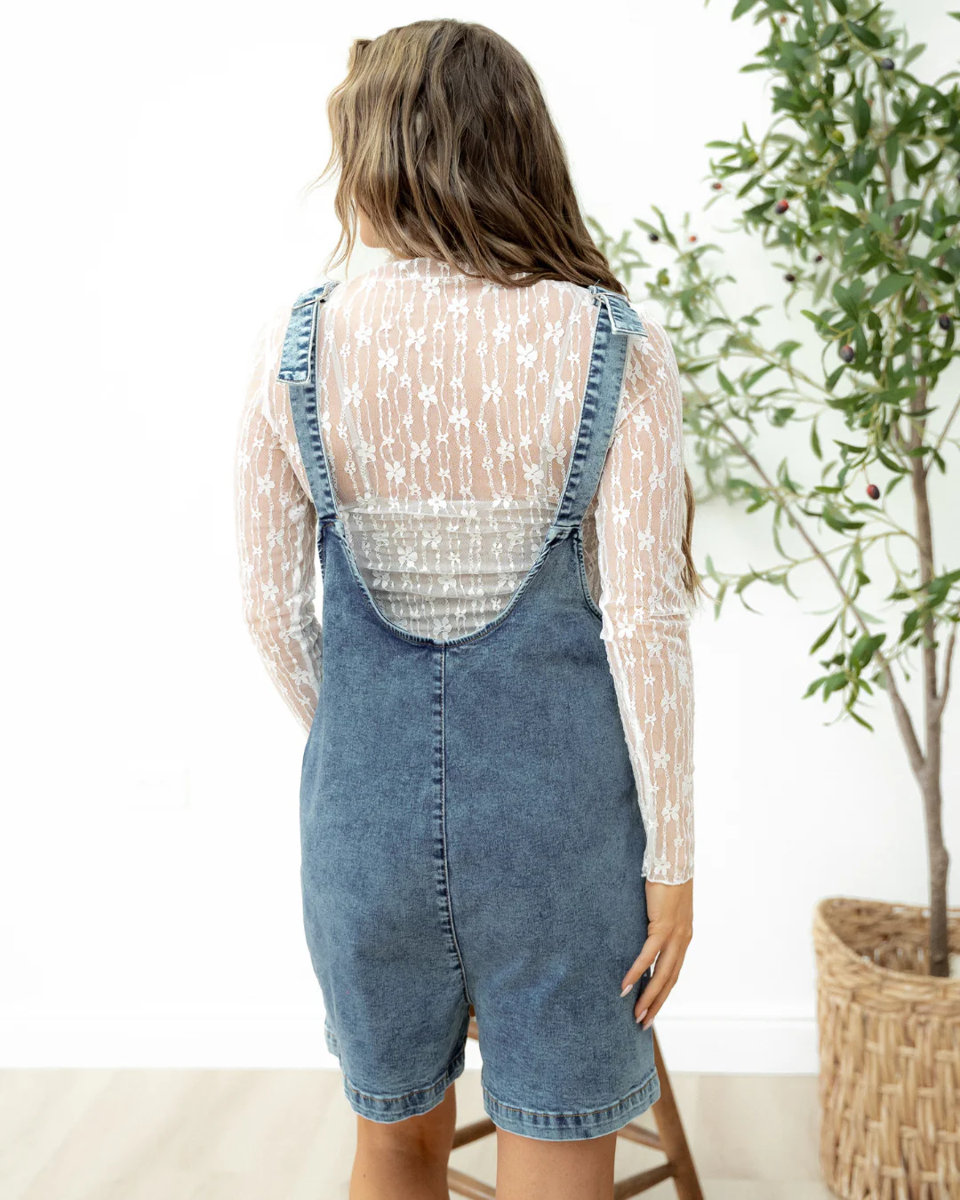 Jett Pocket Denim Romper - Image 12