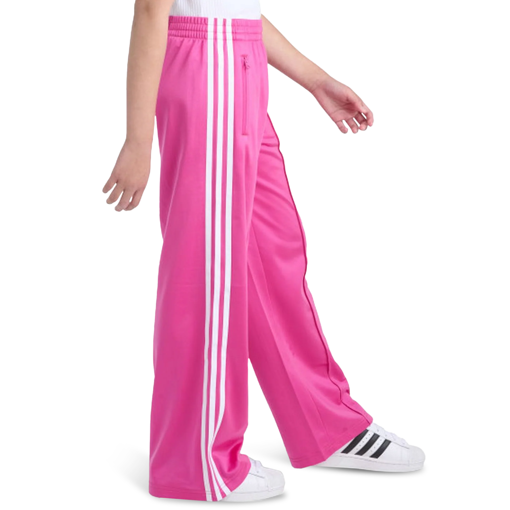 [JL3350] Youth adidas Originals Wide Firebird Pants - Image 3