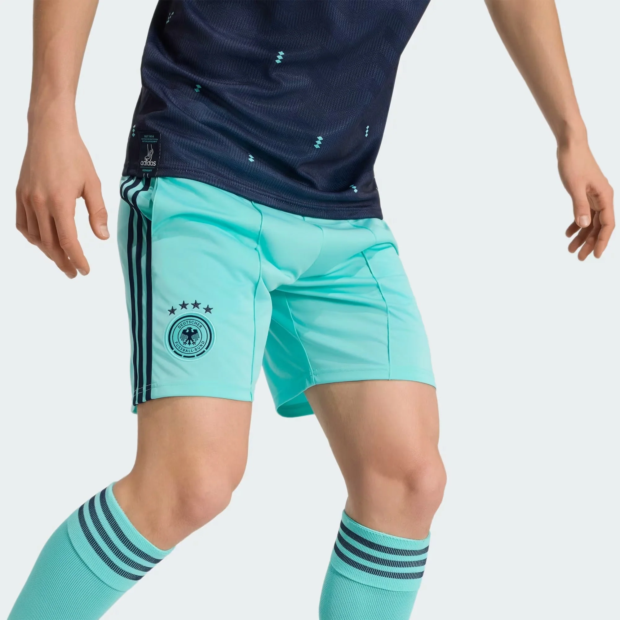[jn2075] Mens Adidas Dfb Germany Away Shorts - Flaaqu - Image 7