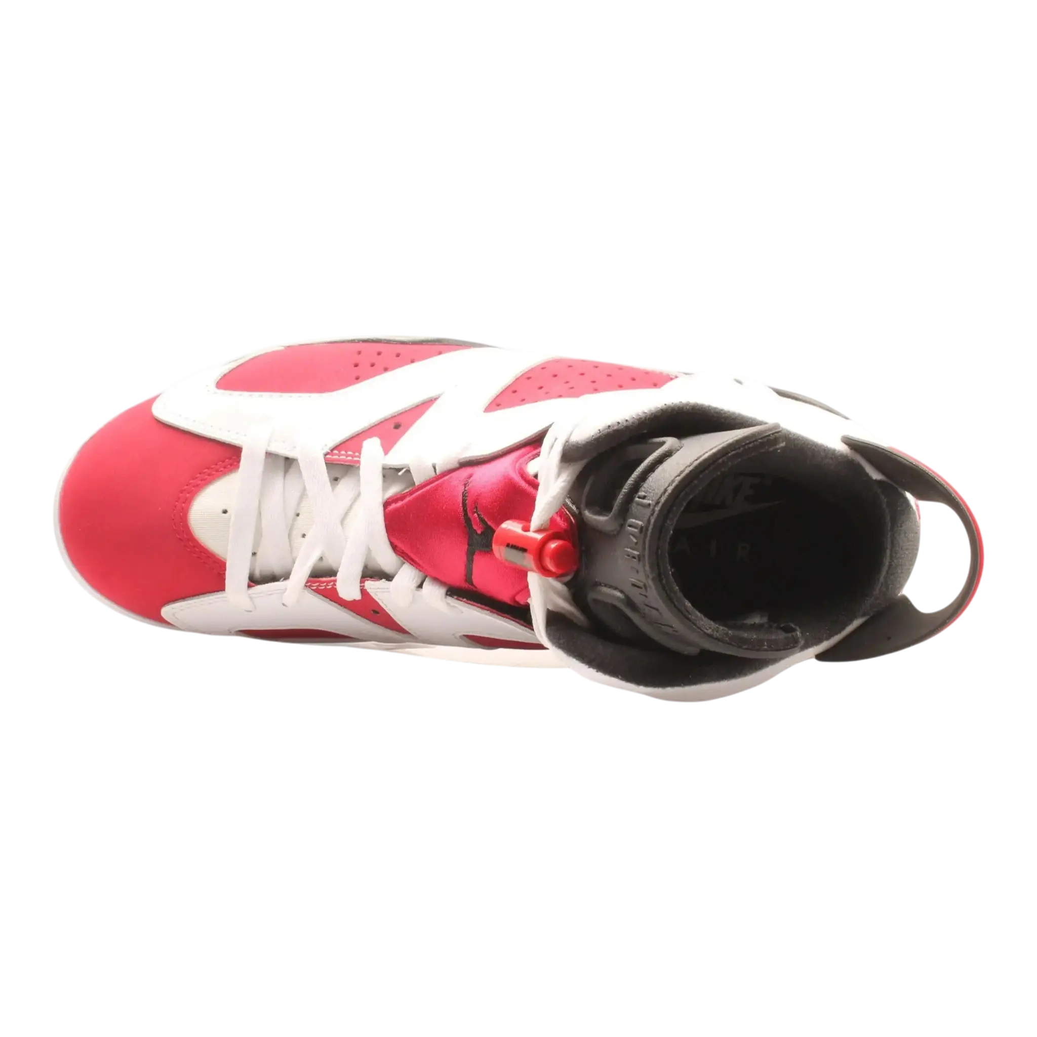 Jordan Air Jordan 6 Retro Men Basketball Shoes White/Black/Carmine - Image 3