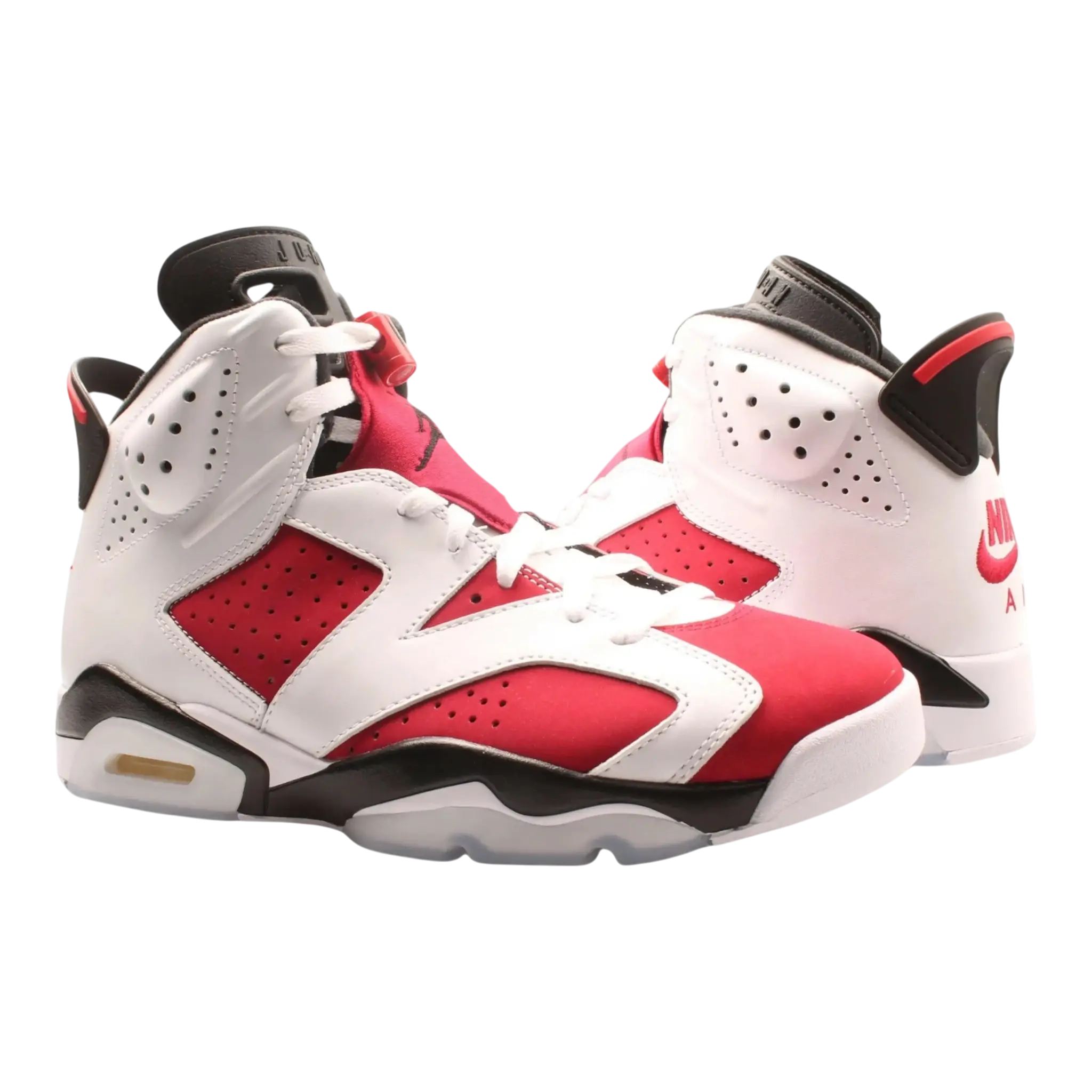 Jordan Air Jordan 6 Retro Men Basketball Shoes White/Black/Carmine - Image 6